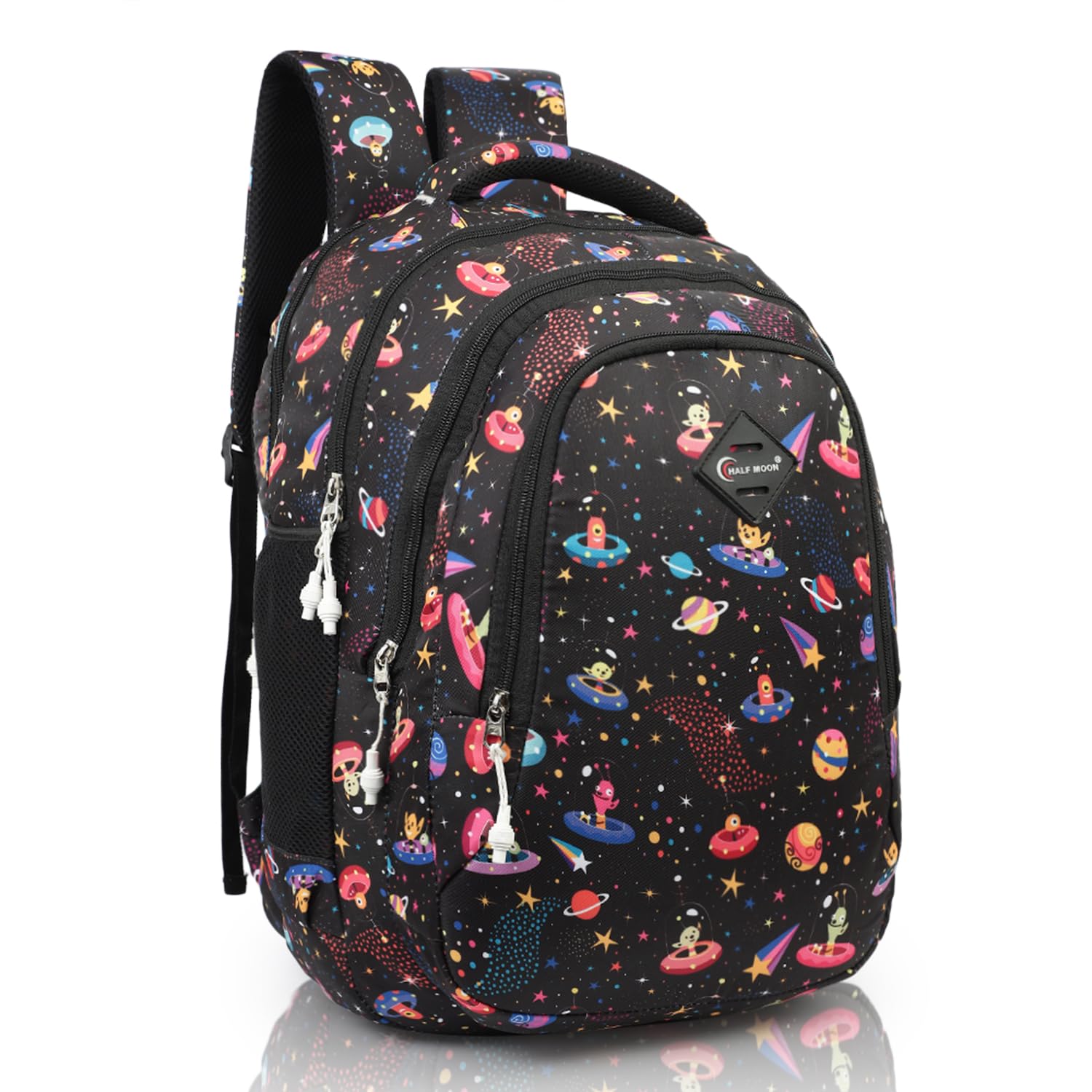 Spring 35L School Bags For Boys/School Bag For Girls | Backpack For Men Or Backpack For Women | Water Resistant | 5 Zips Stylish And Trendy College Bag For Men & Women-image-15