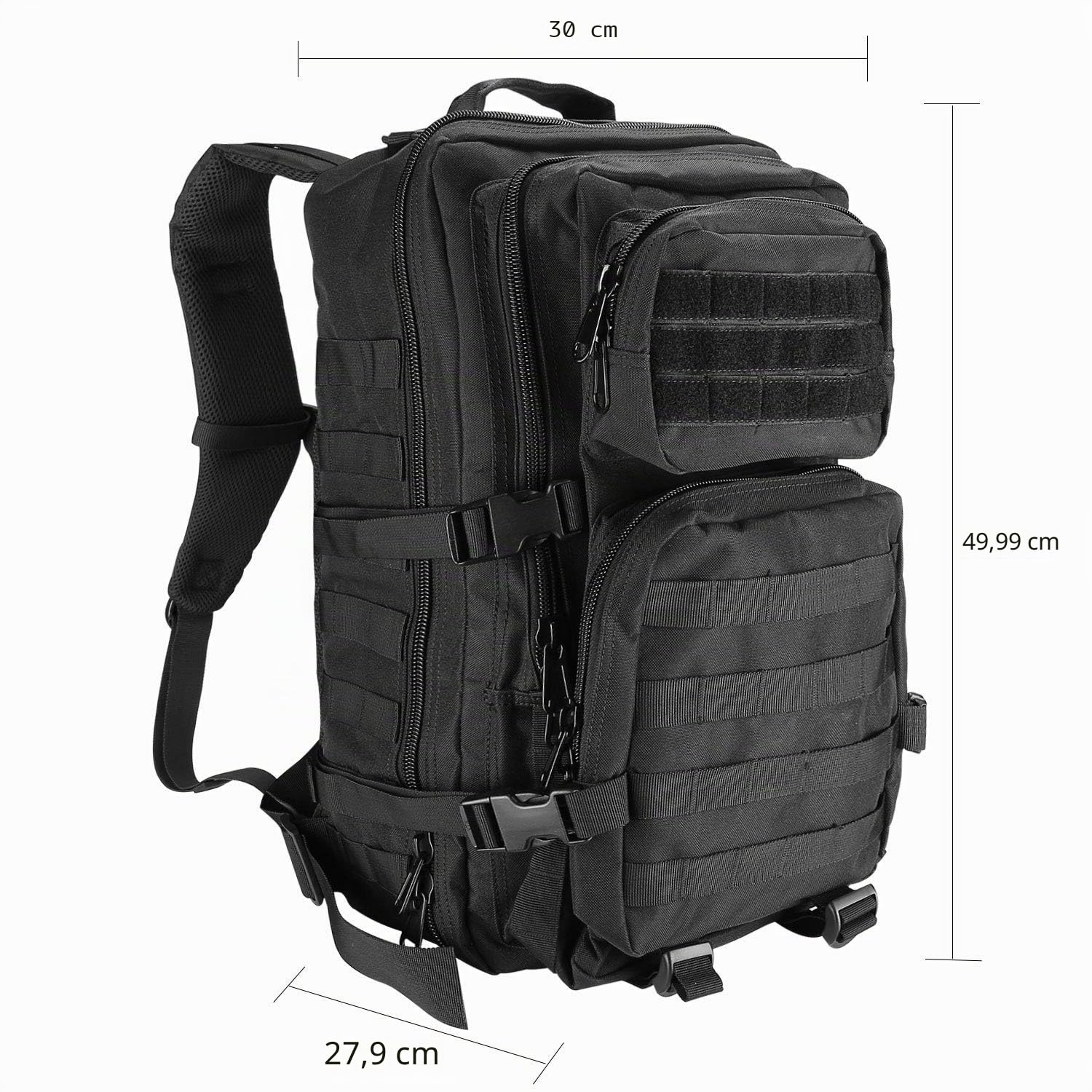 ProCase Sac à Dos Militaire de Grand Volume, Sac Tactique Voyage Multifonction, Sac Crossfit Randonnée pour Trekking/Randonnée/Camping/Voyage/École/Pêche/Alpinisme