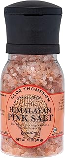 Olde Thompson Himalayan Pink Salt Grinder, Course Ground, 10 oz