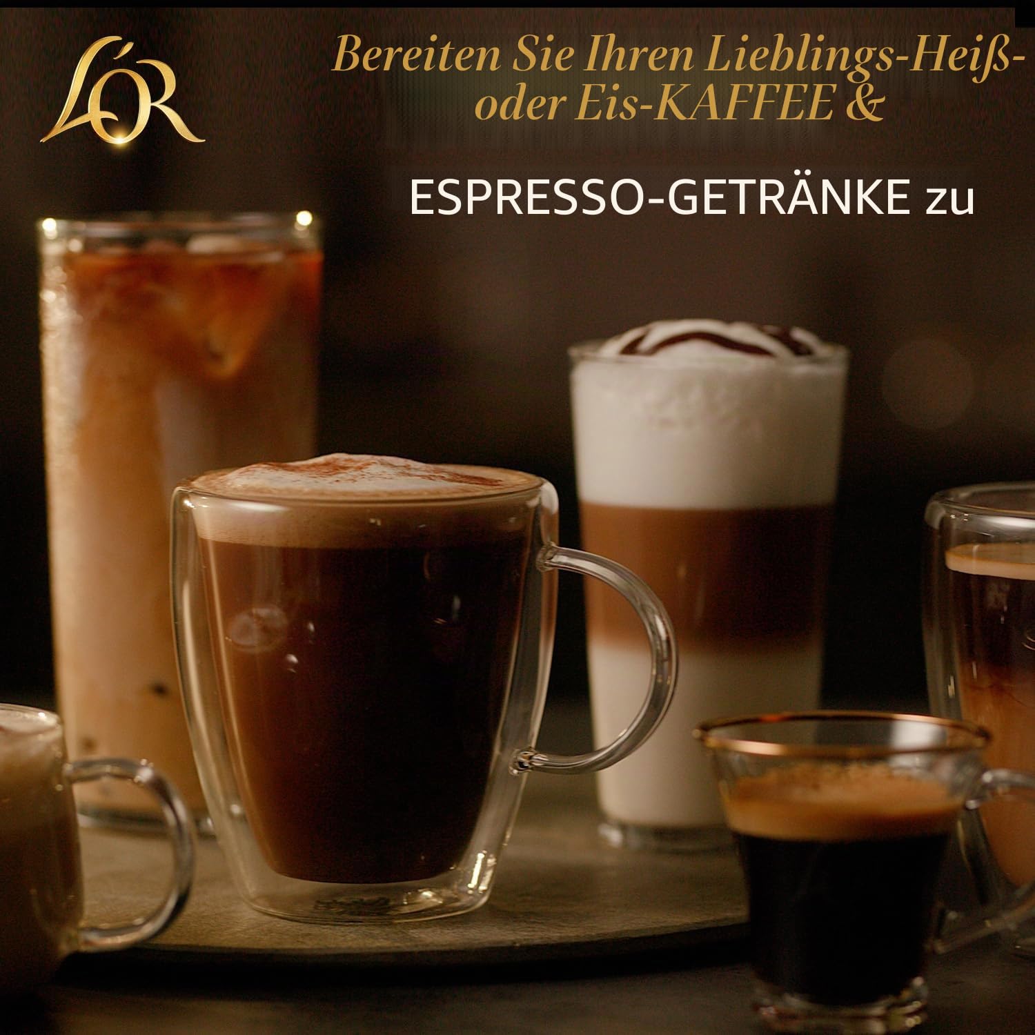 L'OR Espresso Ristretto Kaffeepads, 10 Stück, Intensität 11 (10 Stück, insgesamt 100 Kapseln)