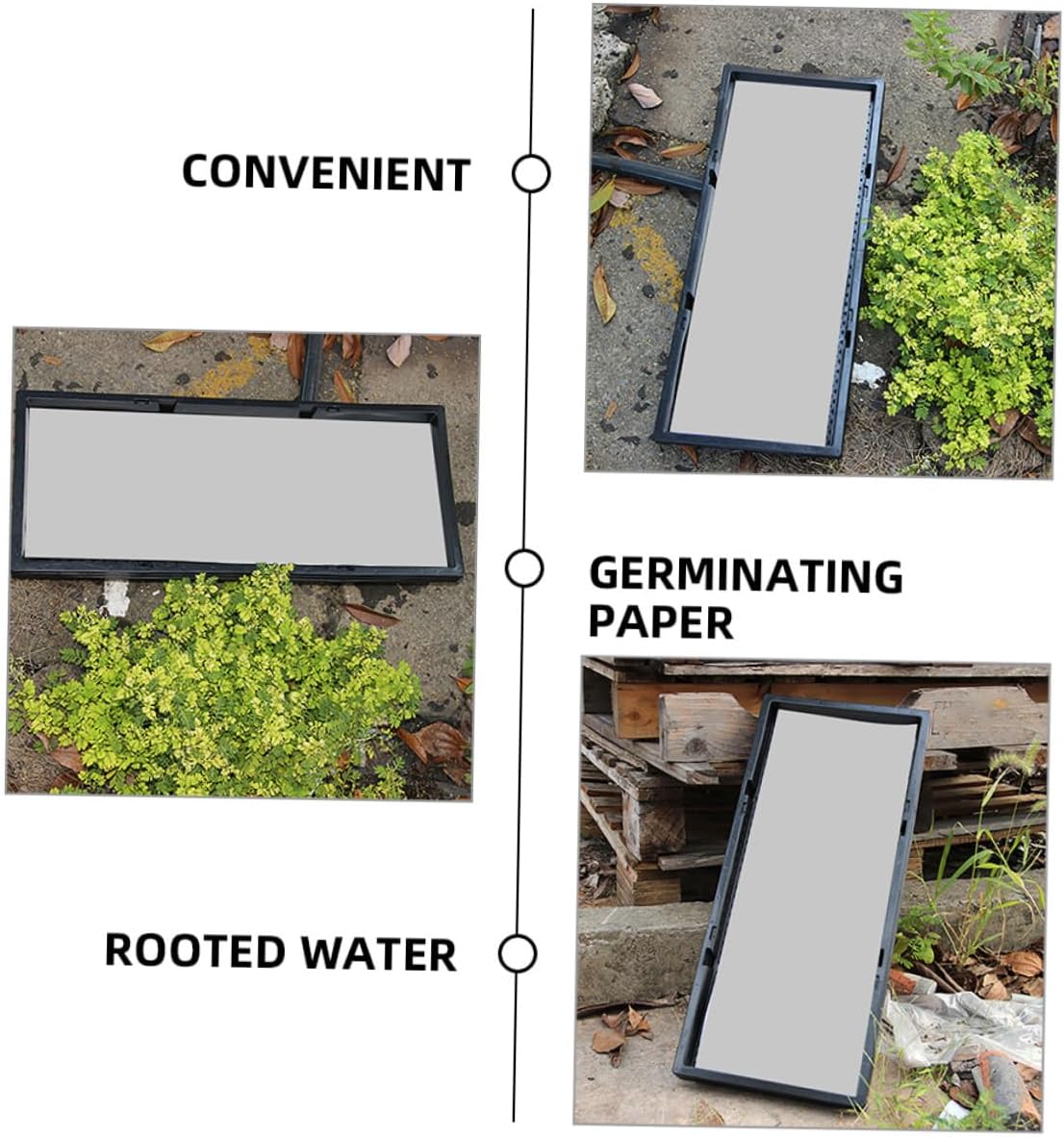 200sheets Soilless Cultivation Paper Germination Tray Paper Sprout Plate
