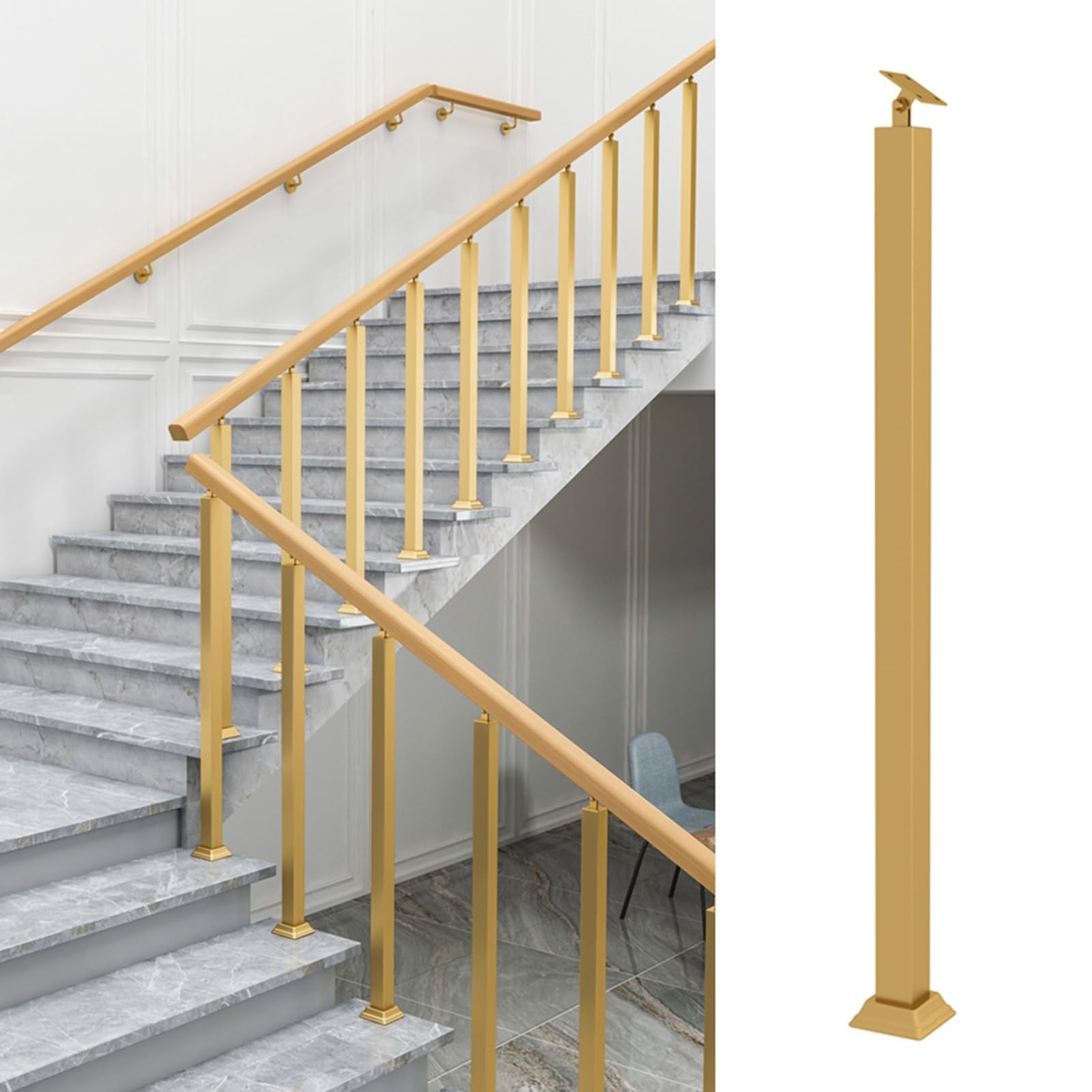 Stair spindles, Metal Railing Spindles for Deck Porch Fence Steps