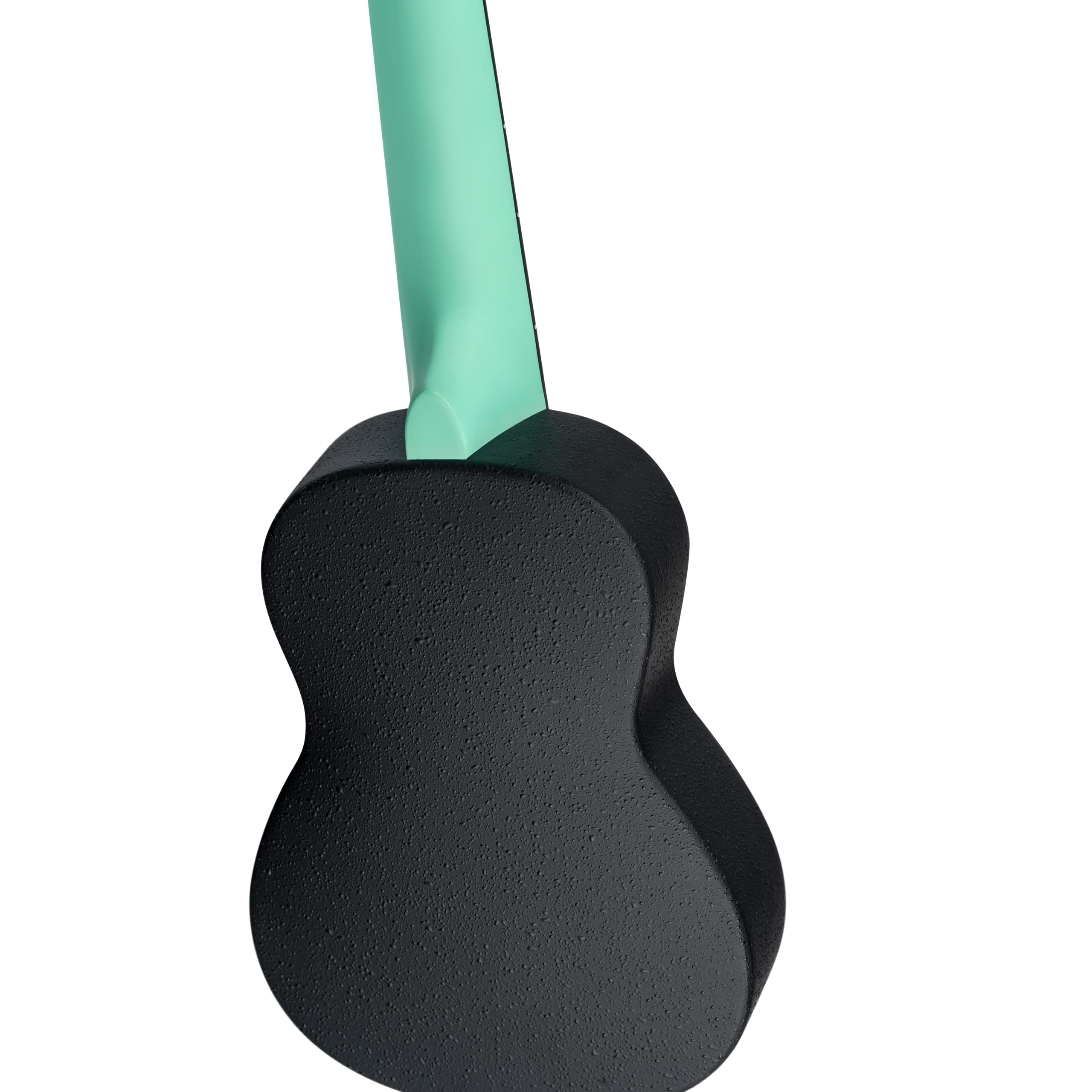 Ortega Guitars Akustyczne Ukulele Sopranowe – Seria Keiki K2 – w Zestawie z Akcesoriami – Agathis/ABS, Kolor Miętowy (K2-CBM)