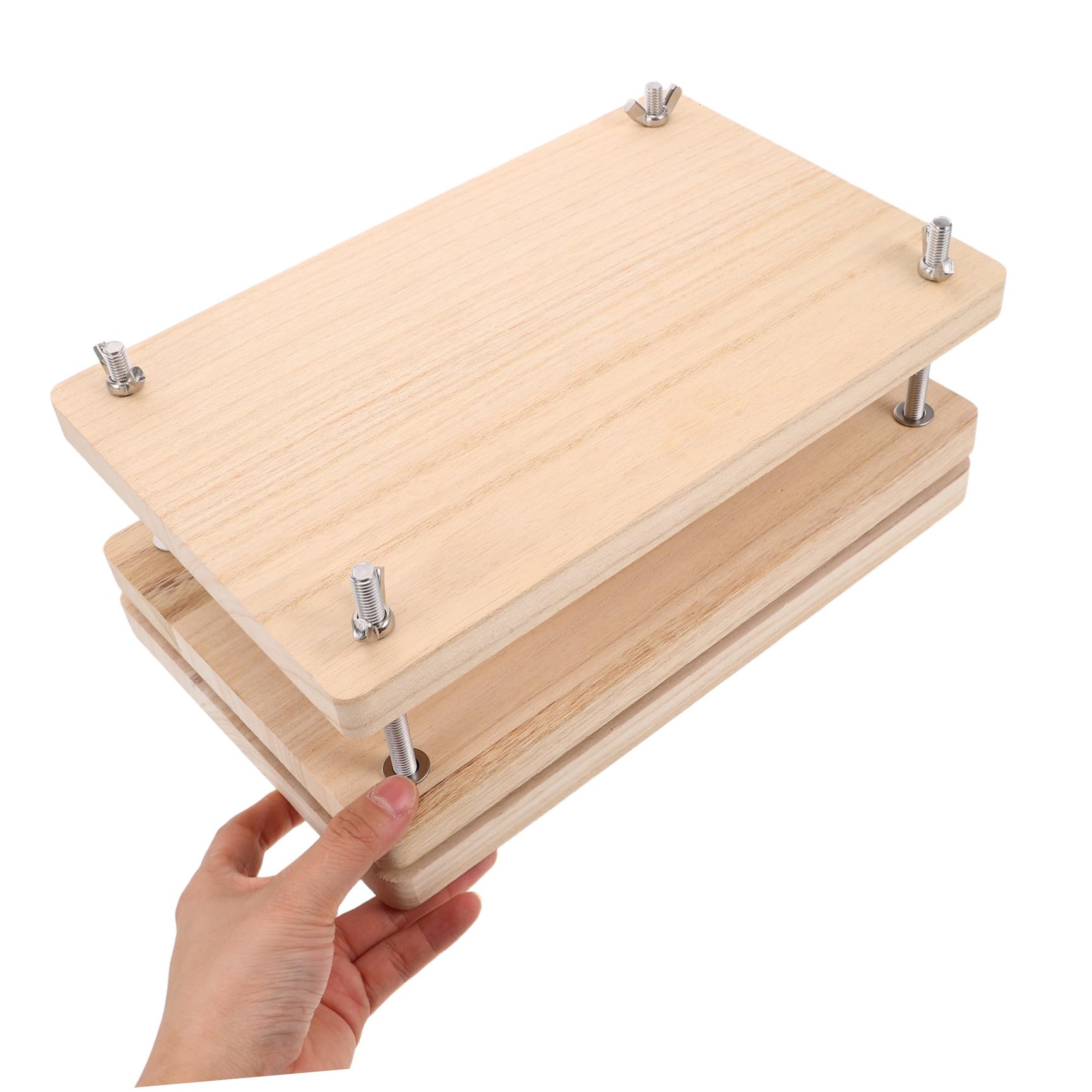 Zerodeko Kit para Hacer Libros, Prensa de Encuadernación de Madera y Metal, Portátil, para Restauración de Libros Antiguos y Bricolaje de Encuadernación
