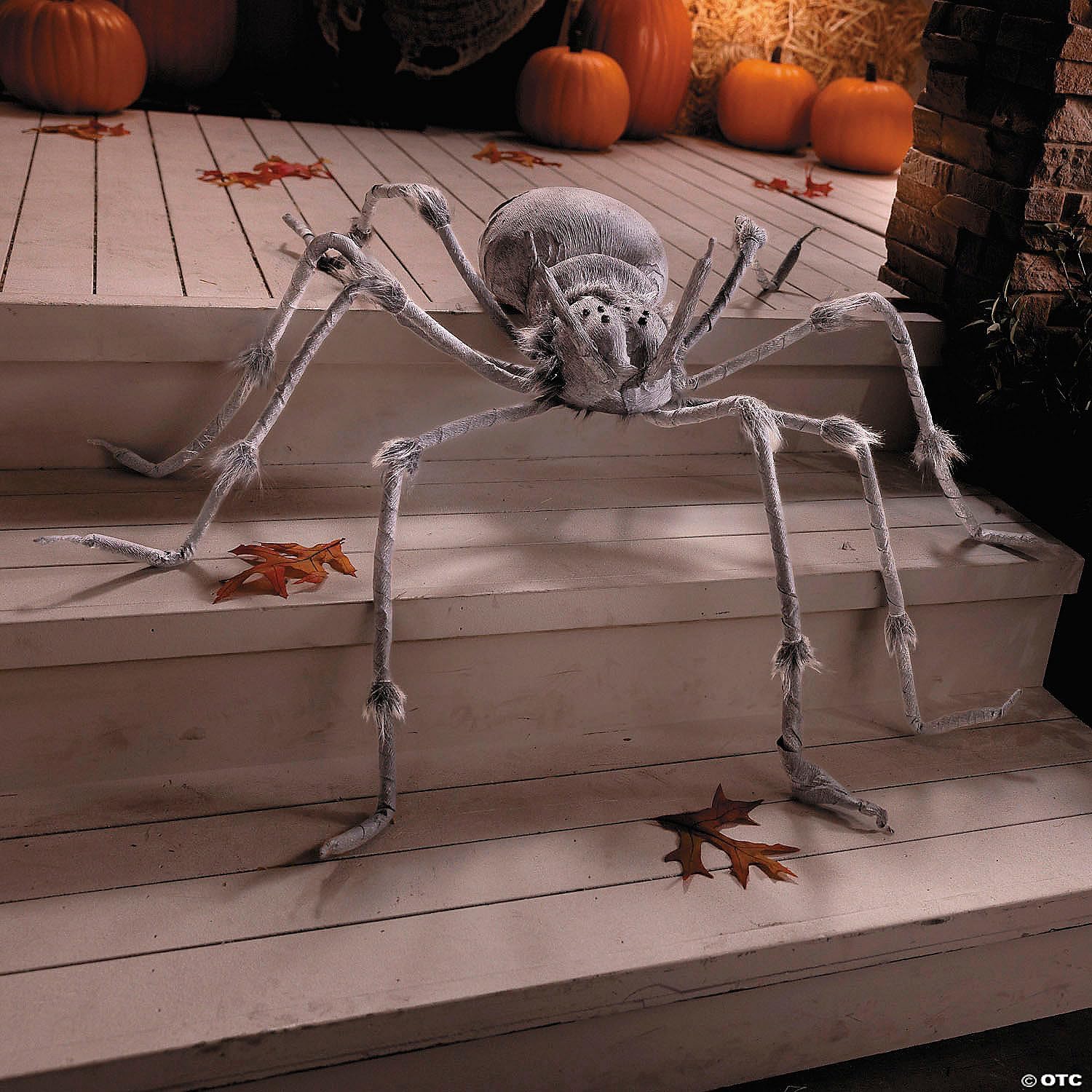 4 Ft. 5" Brown Latex Spider Halloween Decoration