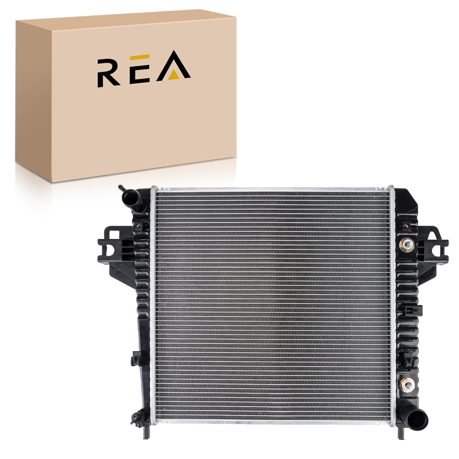 Radiator for Jeep Liberty 3.7L 2002 2003 2004 2005 2006, Engine Coolant Radiator with Oil Cooler, Automatic Transmission, Replace# 52080120AB, CU2481, 2481