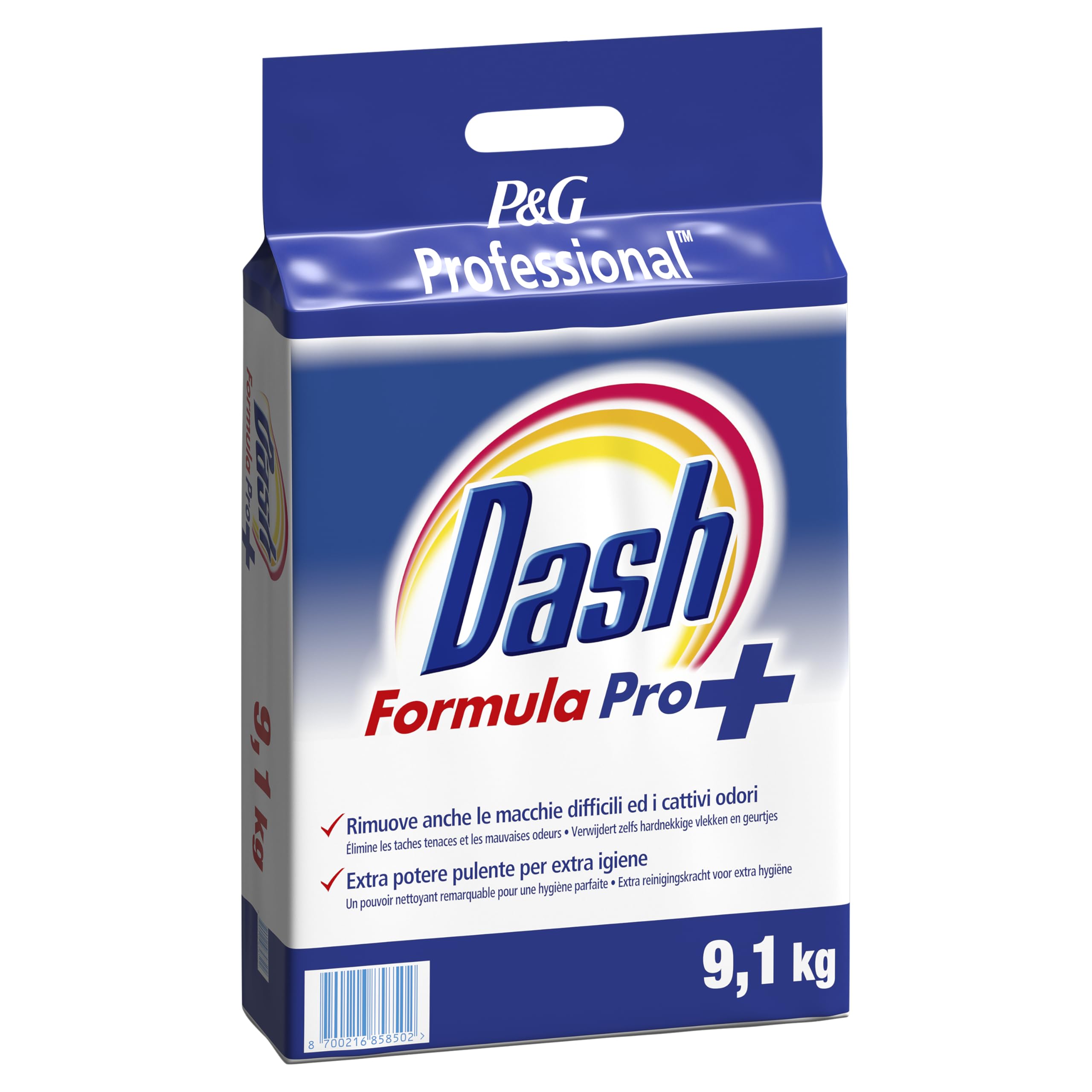 Dash Detersivo In Polvere Professionale Formula Pro+ 9,1kg