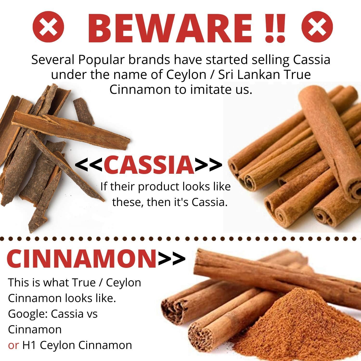 FYN True Sri Lankan Cinnamon Quills / World's Finest Ceylon Dalchini (100g)