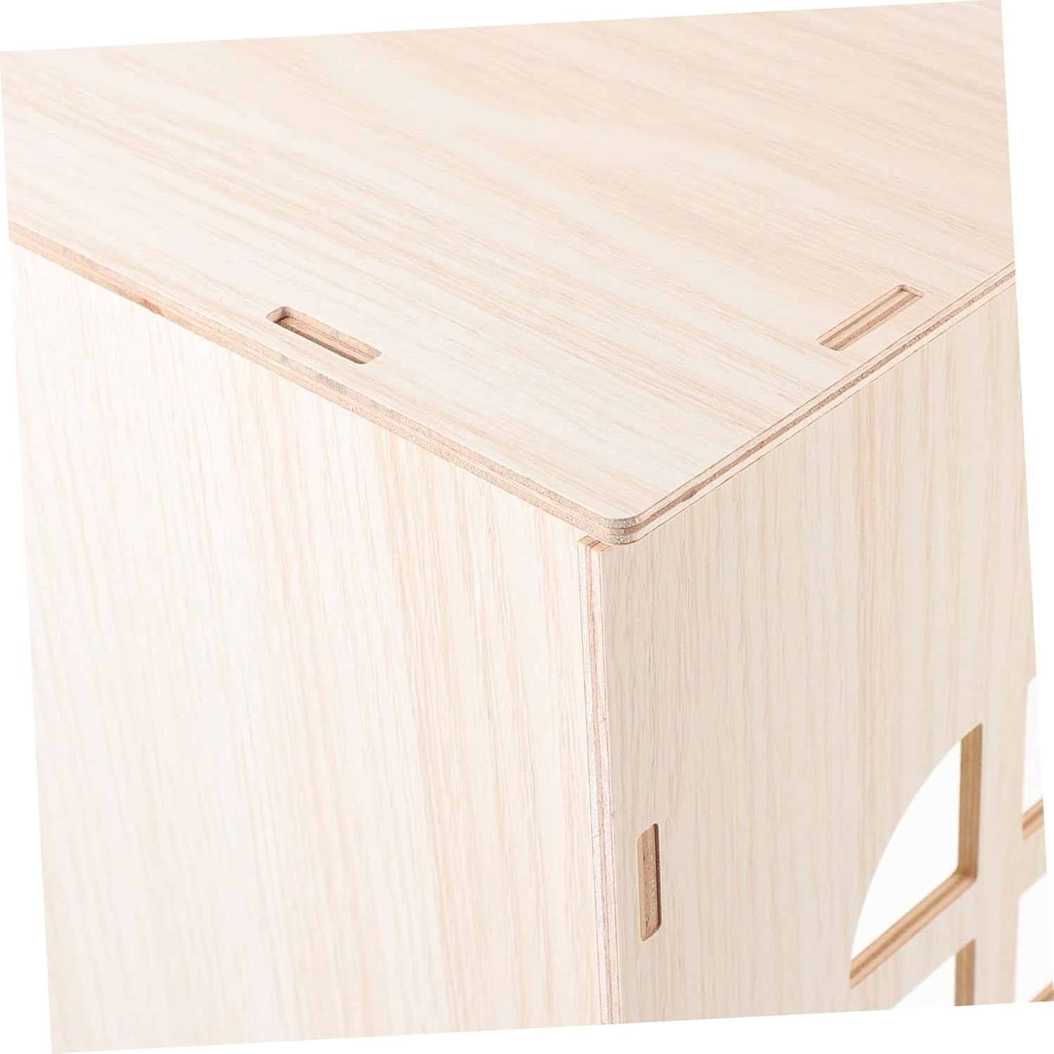 Guinea Pig Hideaway Wooden House Extra Squirrel Habitat for Small Animals Cozy Chinchilla Hamster Hideout Durable Pet for Resting Sleeping and Playing