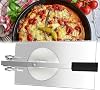 Home Pizza Press Machine - Stainless Steel Pastry Dough Maker with 20-24cm7.9-9.5 Pressure Plate, Adjustable Commercial Pizza Press Maker - Household Cooking Dining Use,20CM