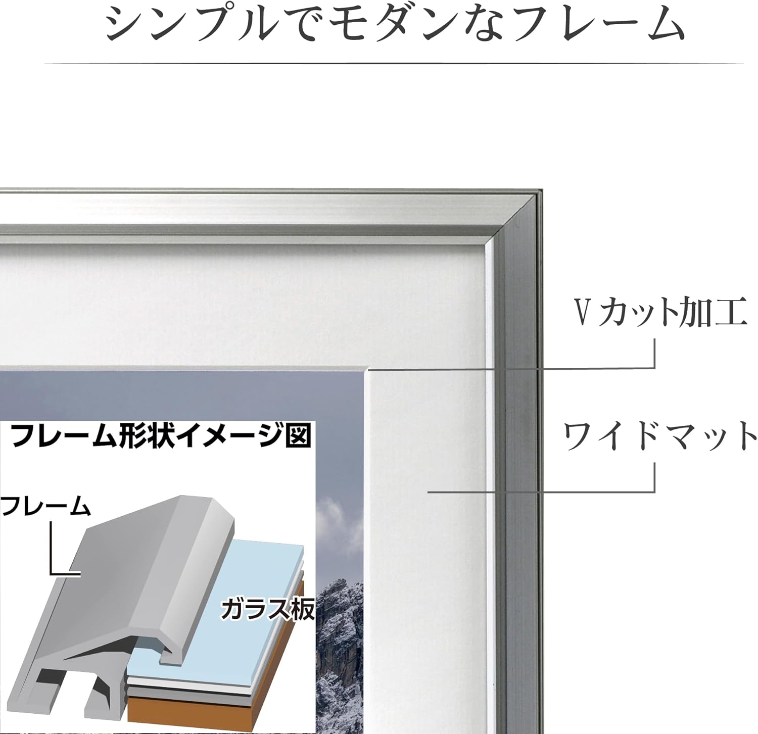 HAKUBA Picture Frame Aluminum AG-02