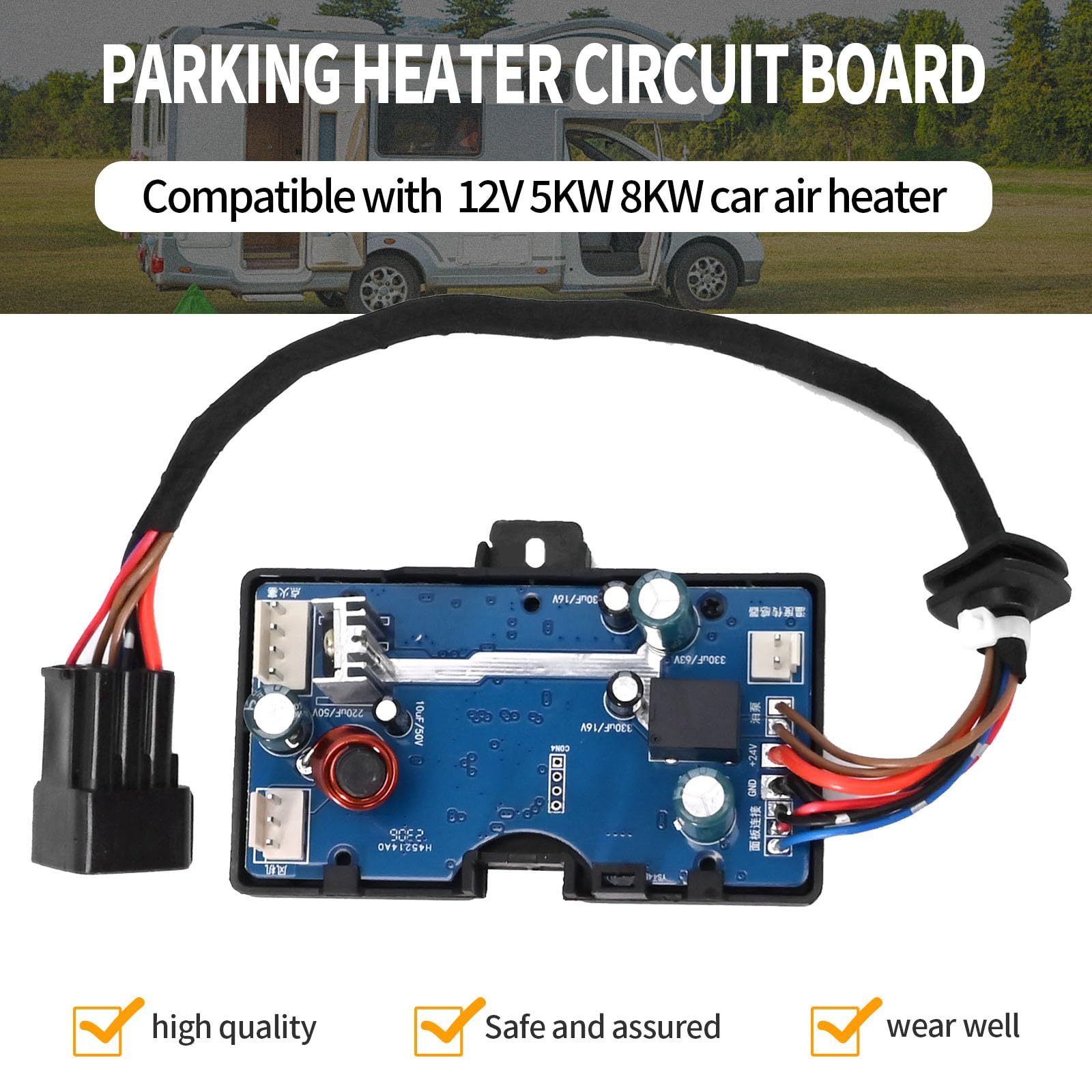 12V/24V 3KW 5KW 8KW Air Diesel Parking Heater Control Board Motherboard For Car Van