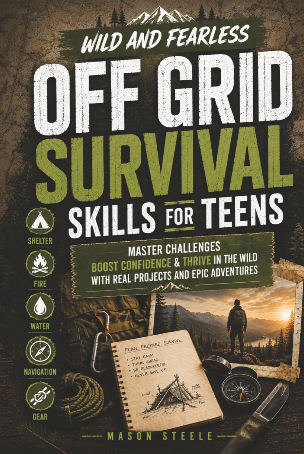 WILD AND FEARLESS OFF-GRID SURVIVAL SKILLS FOR TEENS: MASTER CHALLENGES, BOOST CONFIDENCE, AND THRIVE IN THE WILD WITH REAL PROJECTS AND EPIC ADVENTURES