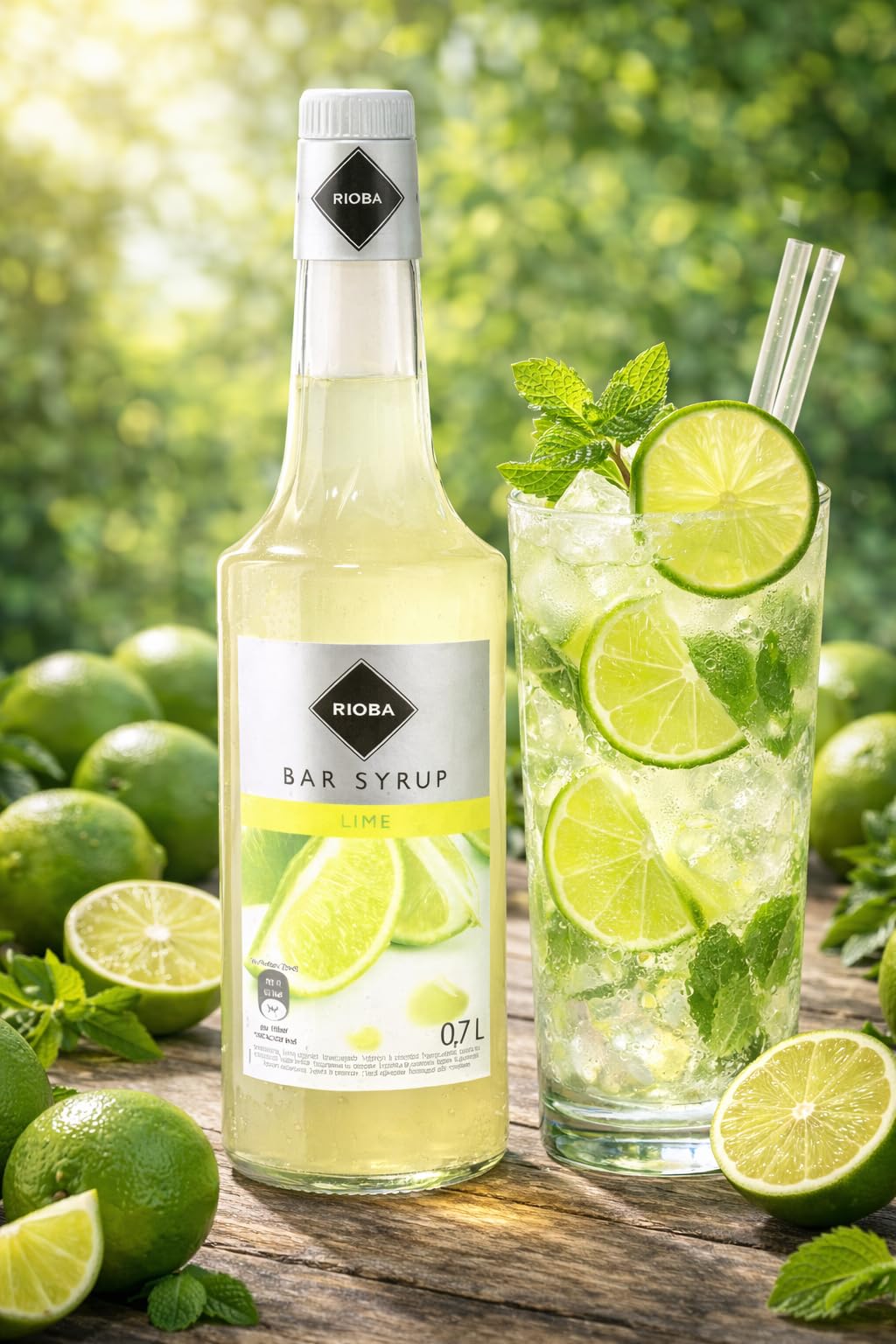 Syrop Barmański limonka Rioba