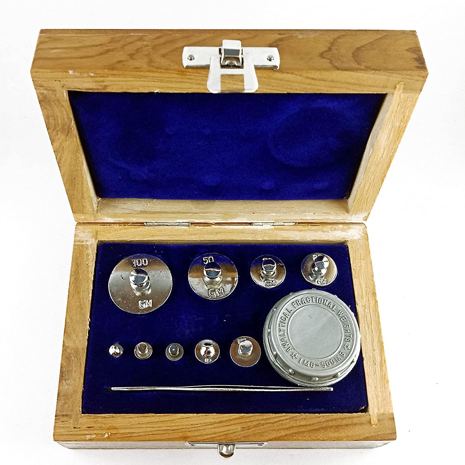 A Grade Analytical Calibration Weight Box | High Precision Standard Weights for Laboratory Balances (1mg–100g / 1mg–200g)