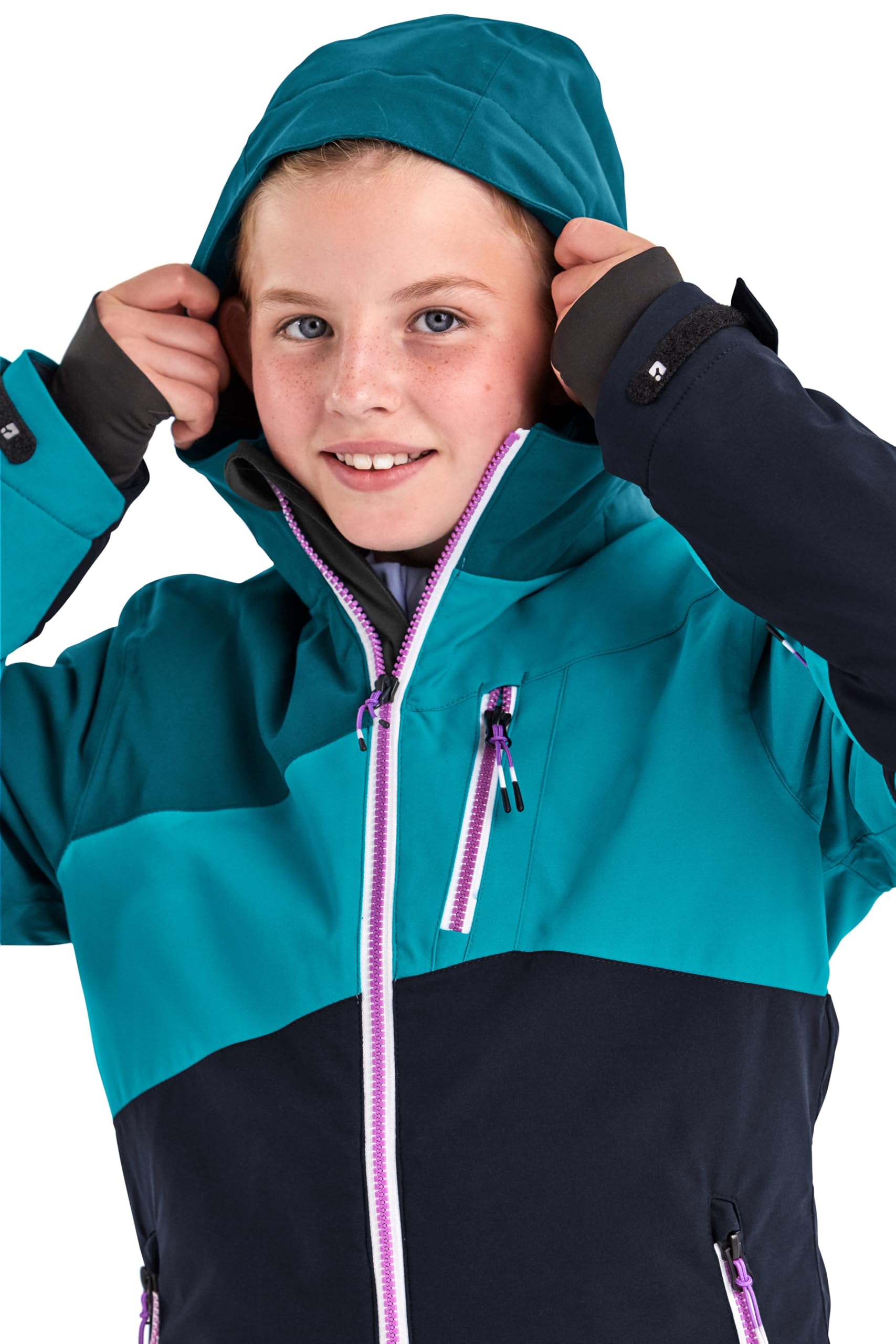 Killtec Ksw 166 Grls Ski Jckt Giacca da sci/giacca funzionale con cappuccio rimovibile e paraneve Bambine e ragazze