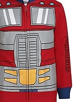 Vista 4 de Hasbro Transformers Optimus Prime and Bumblebee - Sudadera con capucha y cremallera para niños grandes