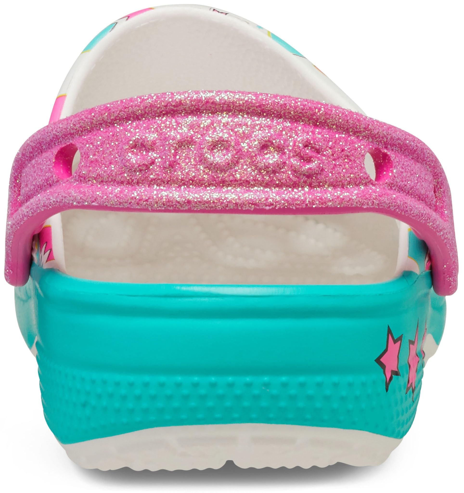 Klapki dziecięce Crocs LOL SURPRISE BFF CLASSIC CLOG, kolor turkusowy