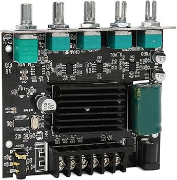 Amazon.com: ZK‑MT21 100W Bluetooth Amplifier Board, DC12‑24V