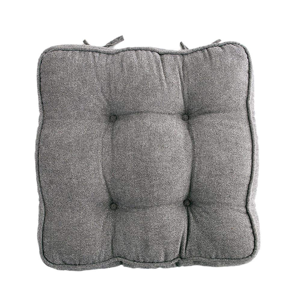 NgFTG Square Thicken Chair Pads With Ties,Tatami Window Pad Floor Cushion,Chair Cushion For Office Chair,Tufted Non Slip Seat Cushion