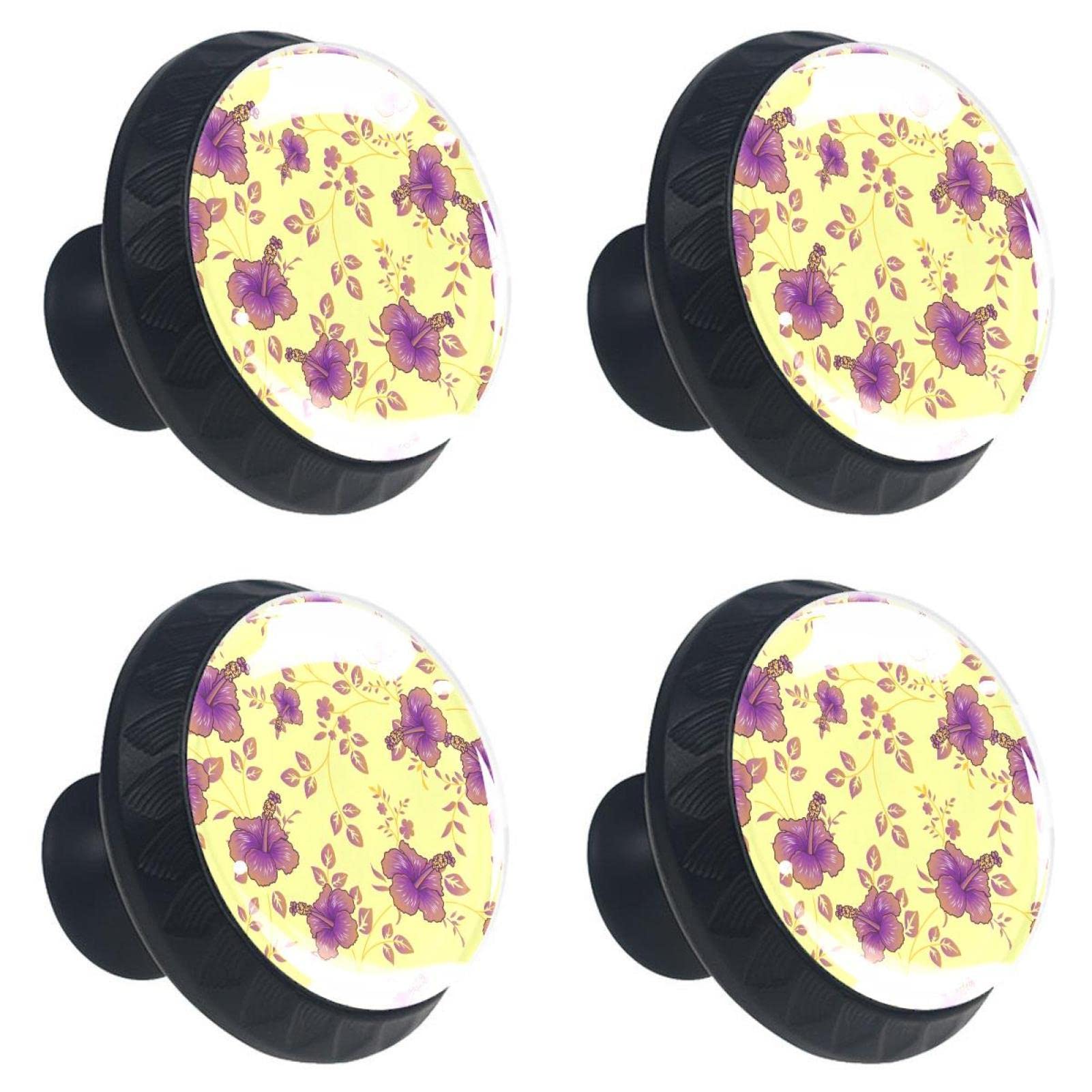 Bouton de tiroir en cristal pour rafraîchir une commode de chambre fleurie