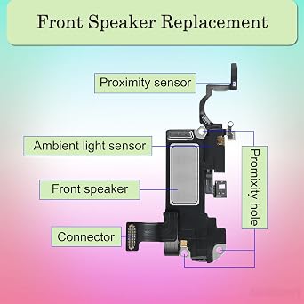 for iPhone 12 12 Pro Ear Speaker Earpiece Replacement