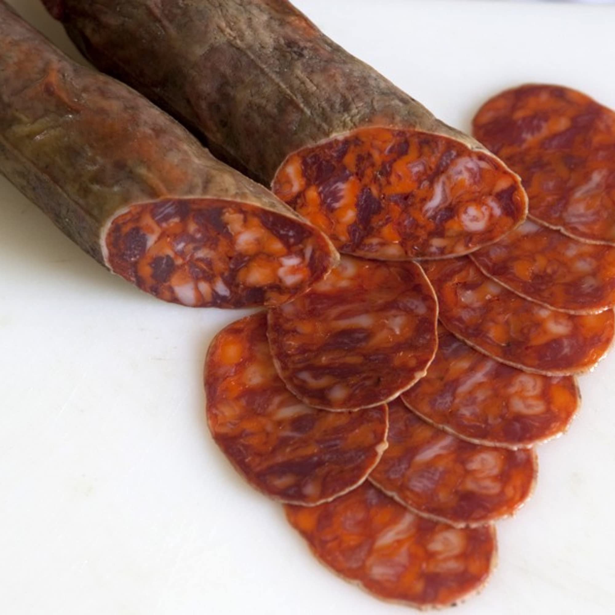 Morcon Presa iberico Bellota - Embutidos Ibericos de Bellota Pata Negra - Envasados al vacio - Elaboración Tradicional Similar al Chorizo Iberico de Bellota pero más jugoso - 1 Pieza 800 gr aprox — view 4