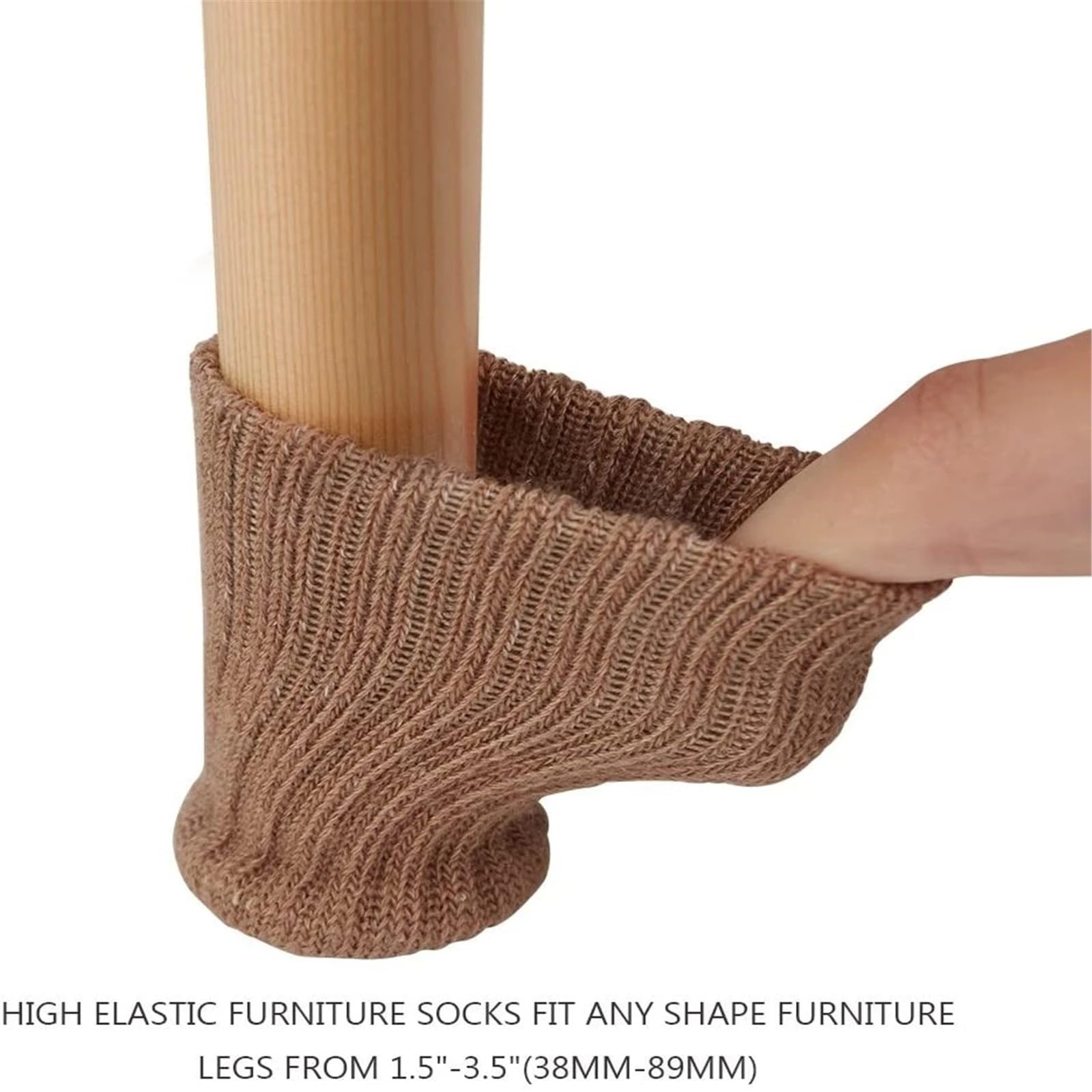 Calzini per Gambe di Mobili Calzini for mobili in Maglia Coprigambe for sedie Coprigambe for mobili Piedini for tavoli Cuscinetti AntiGraffio Protezione for Pavimenti 24 Pezzi