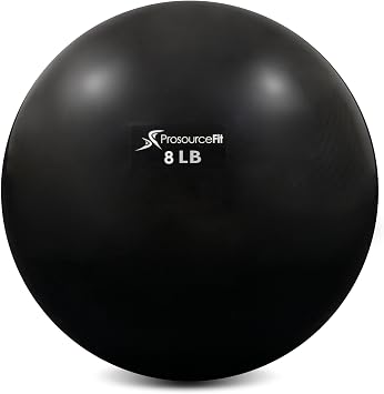 Prosource Fit Toning Ball 0.9kg/1.4kg/1.8kg/2.3kg Pilates Yoga Strength Training Rehabilitation Exercise Ball