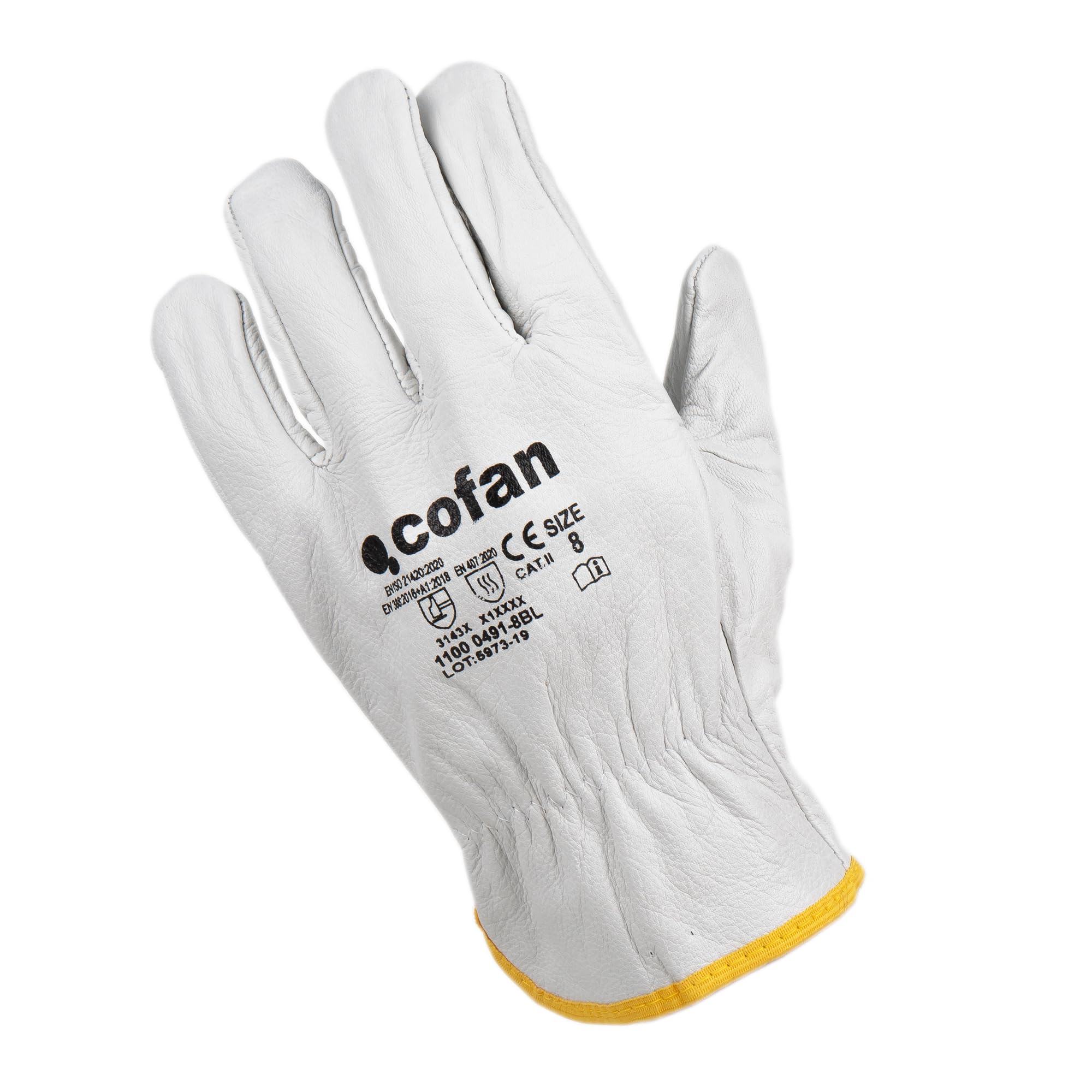 Cofan Blister Guanti In Nitrile Blu – Taglia 9, Rivestimento Anti-Taglio, Alta Resistenza, Per Edilizia, Agricoltura, Pulizie - 4