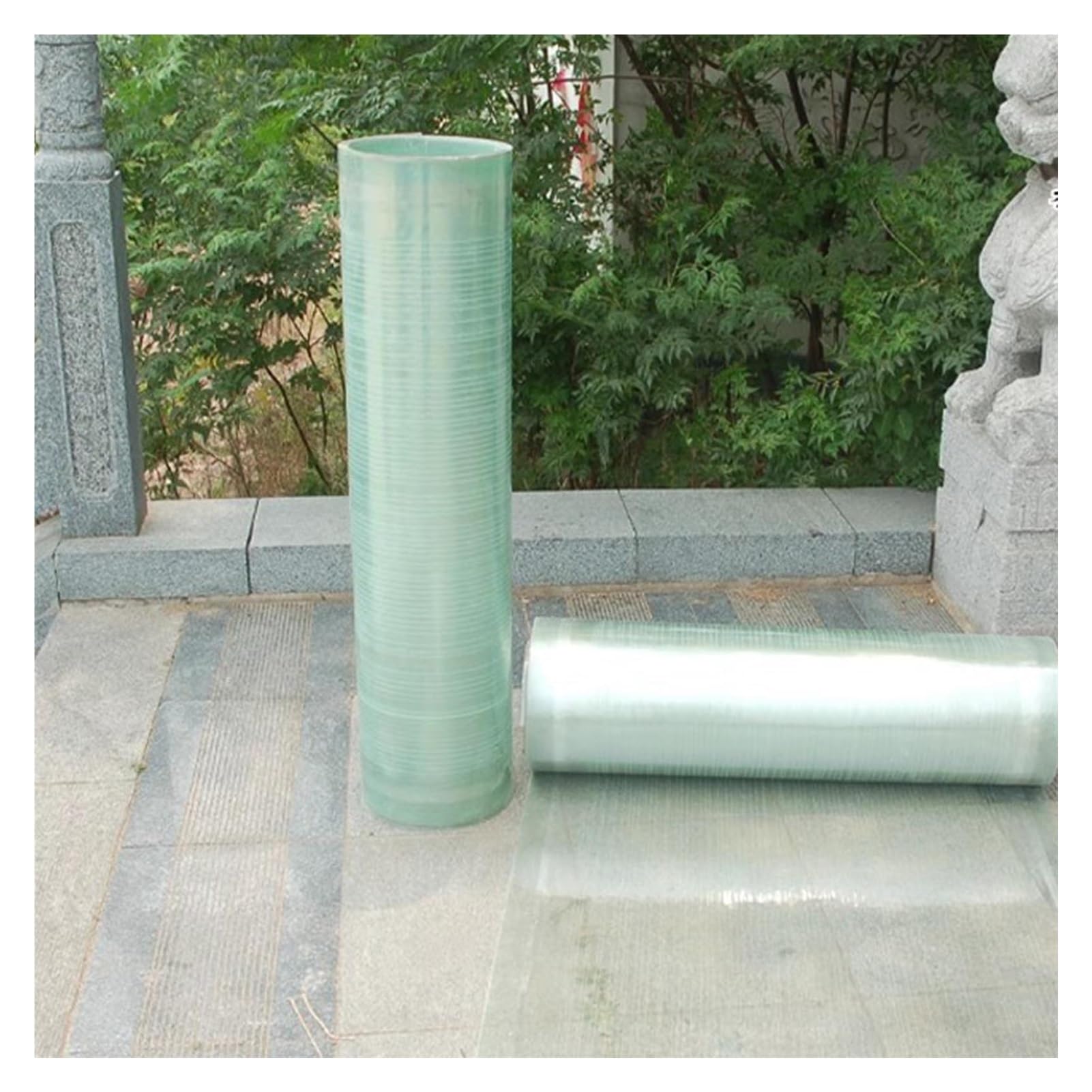 Paneles de invernadero de policarbonato resistentes a la lluvia de 0,8 mm, protección UV, tamaño personalizable (0,8 x 9 m) para toldo de plástico resistente a los impactos