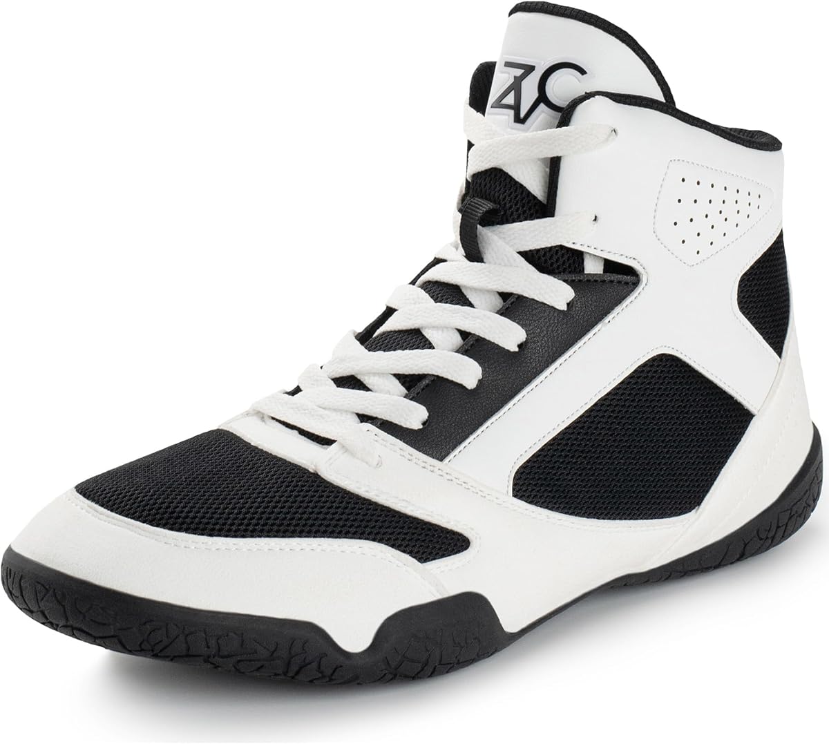 ZVC Zapatos de Lucha Zapatos de Boxeo para Hombres Zapatos de Lucha Levantamiento de Pesas Botas de Culturismo Calzado