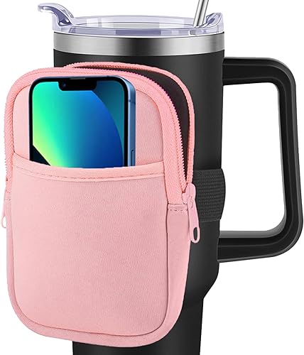 Bolsa para botella de agua Stanley, bolsa para botella de agua de gimnasio para Stanley Cup de 40 onzas con asa, bolsa para botella de agua