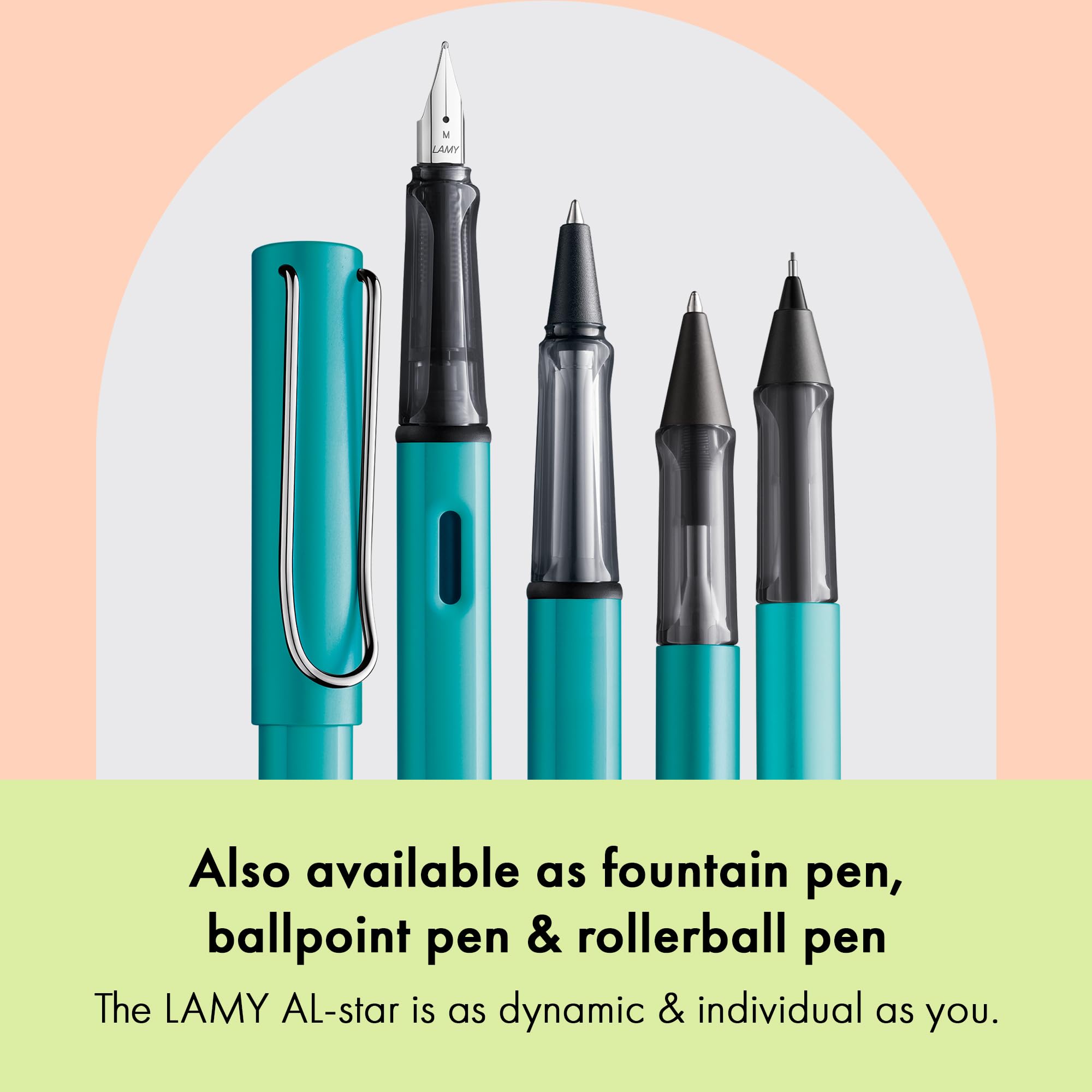 LAMY AL-star turmaline, Mechanical Pencil with transparent, ergonomic grip & lightweight aluminum body - Image 3