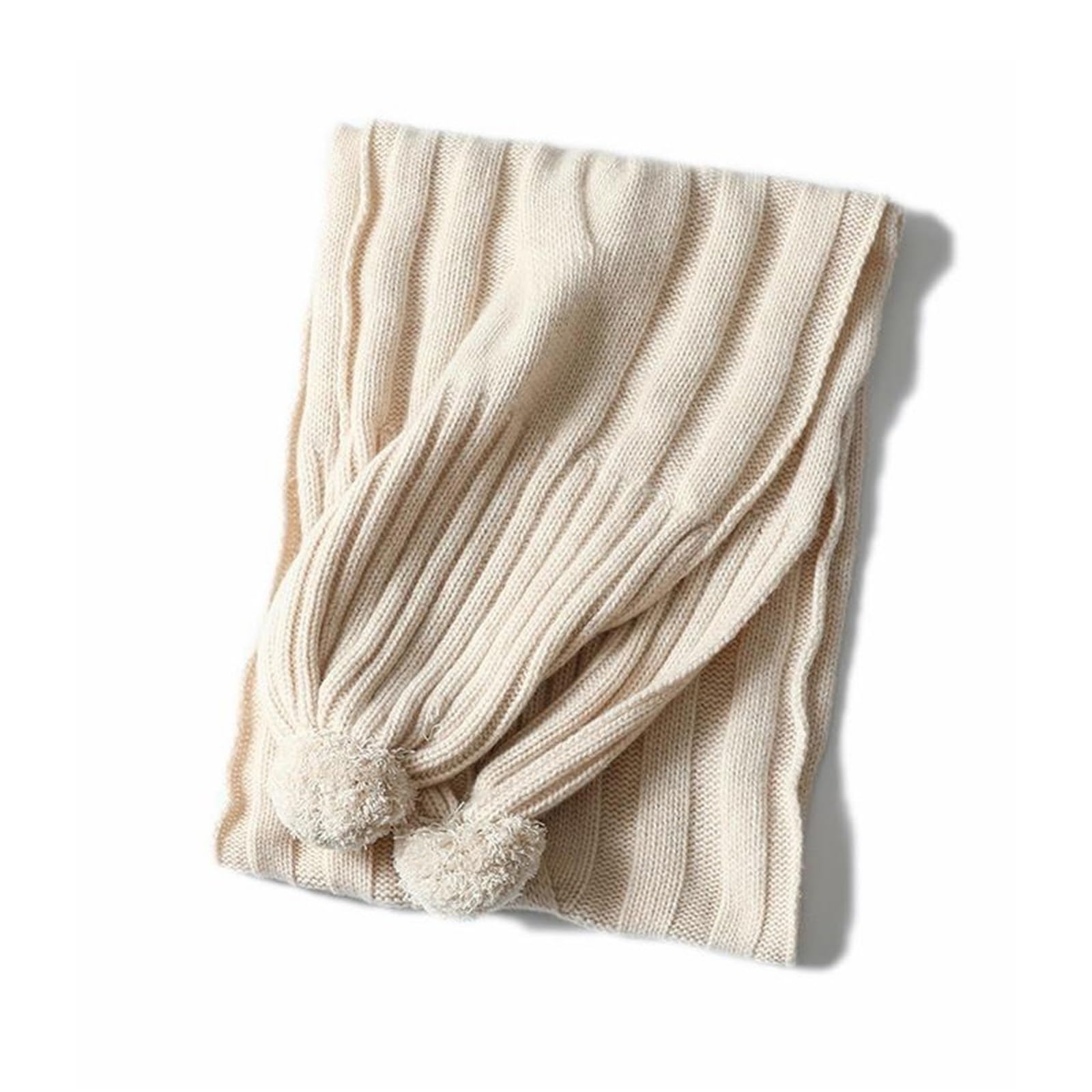 Bufanda gruesa de cachemir for mujer, cálida, puro, tejida, bonita, for el invierno Chal de invierno