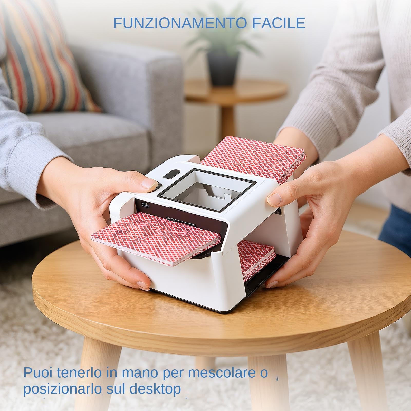 Distributore di Carte - Mescolatore Carte Automatico Ricaricabile
