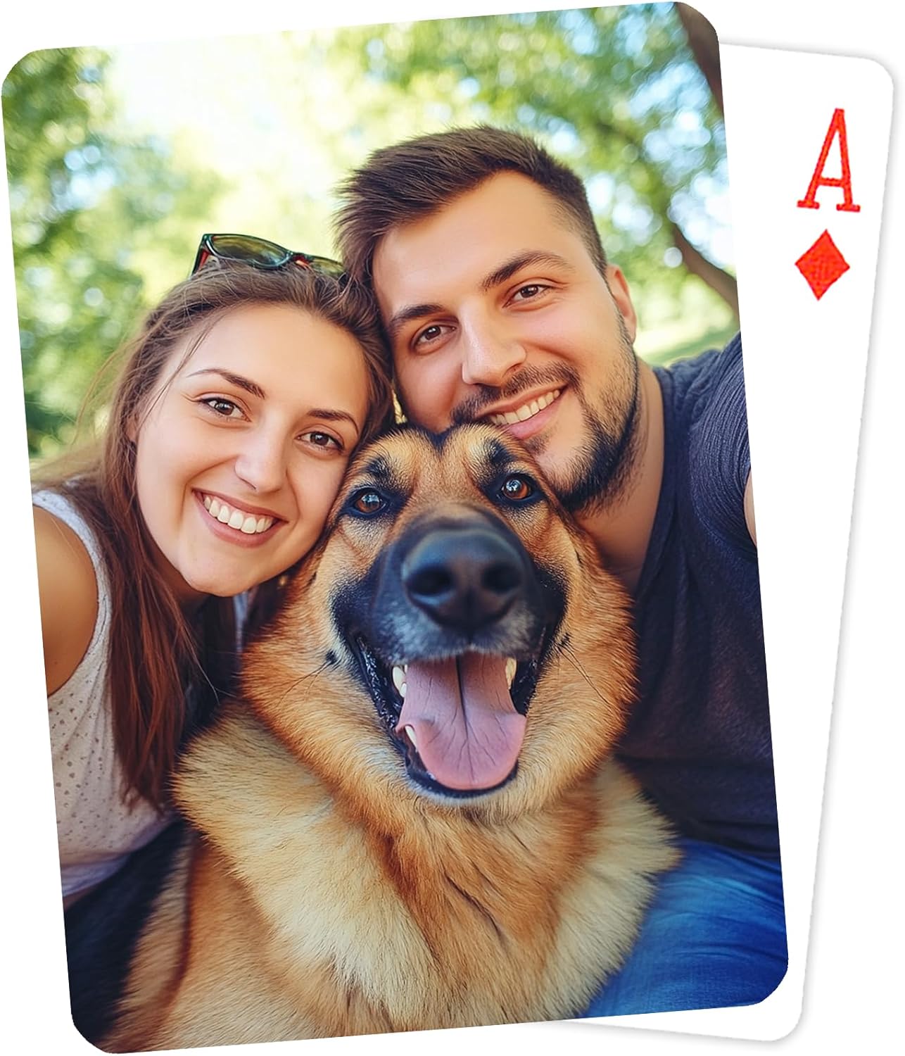 Custom Playing Cards Personalized with Photo Text, Customized Deck of Cards Themed to Write On, Customizable Poker for Pet, Weddings, Anniversary, Parties, Business Logo
