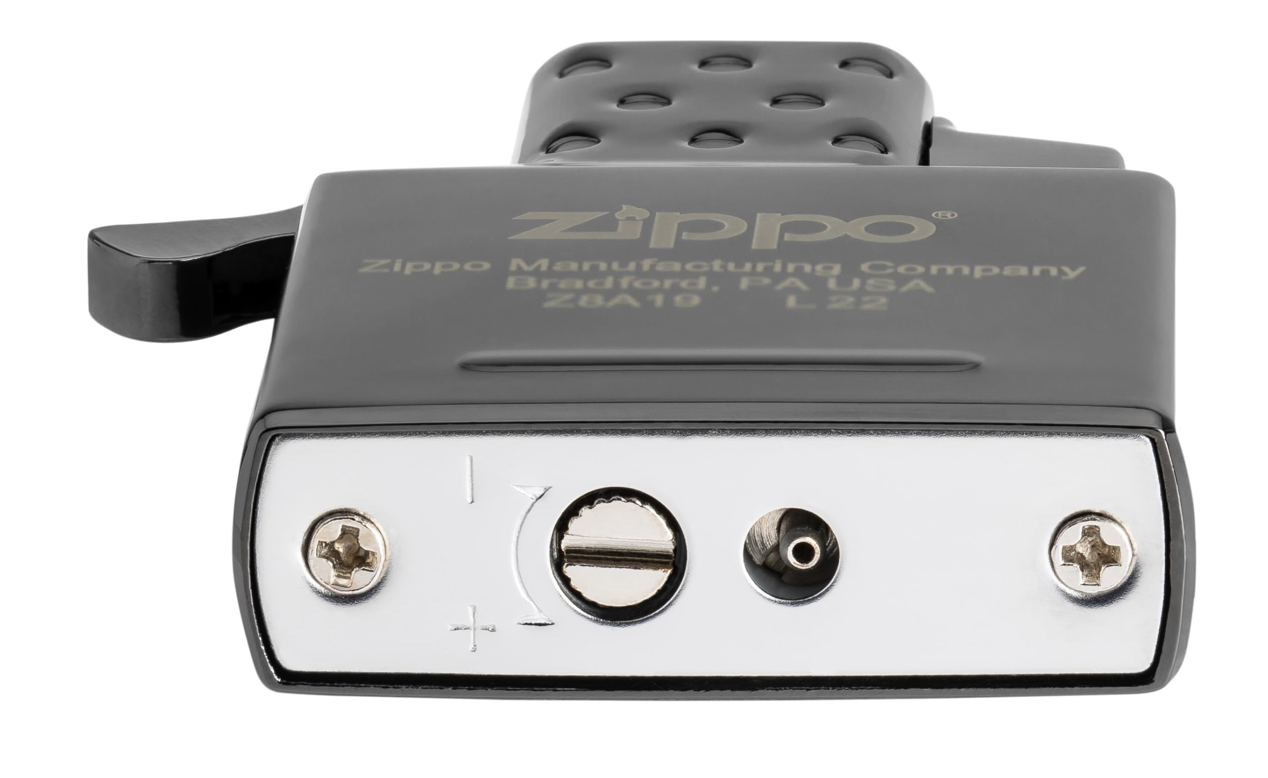 Zippo Inserto Gas para Mecheros a Prueba de Viento – Negro – Single Flame – Llama Jet Azul – Recargable con butano – Compatible con Zippos clásicos