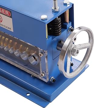 Electric Wire Stripping Machine, 370W Portable Automatic Wire Stripping Machine 1.5mm-38mm Cable Stripper Scrap Metal RecycIe Tool with 11 Channels (Auto & Manual Two Ways)