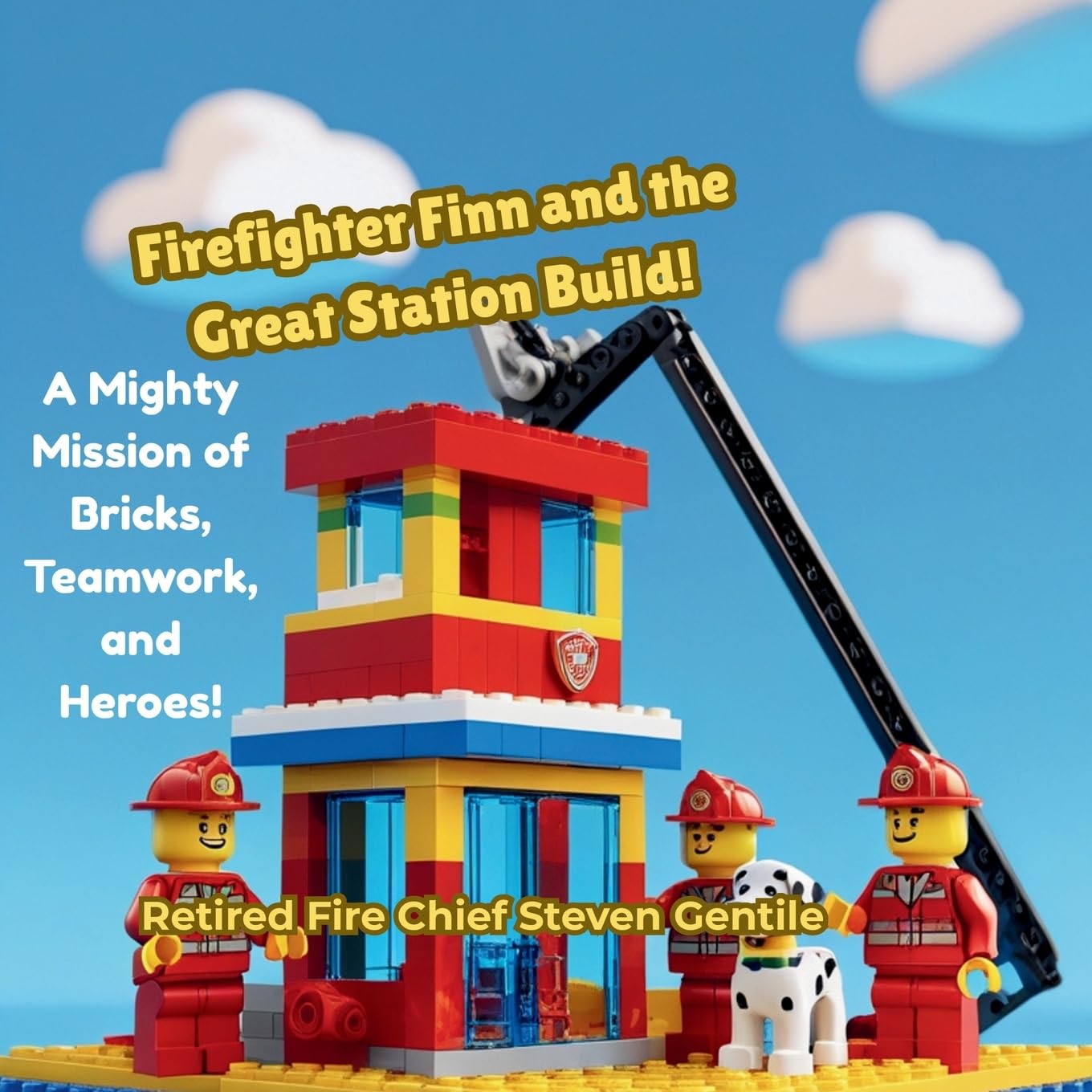 Firefighter Finn and the Great Station Build!: A Mighty Mission of Bricks, Teamwork, and Heroes!