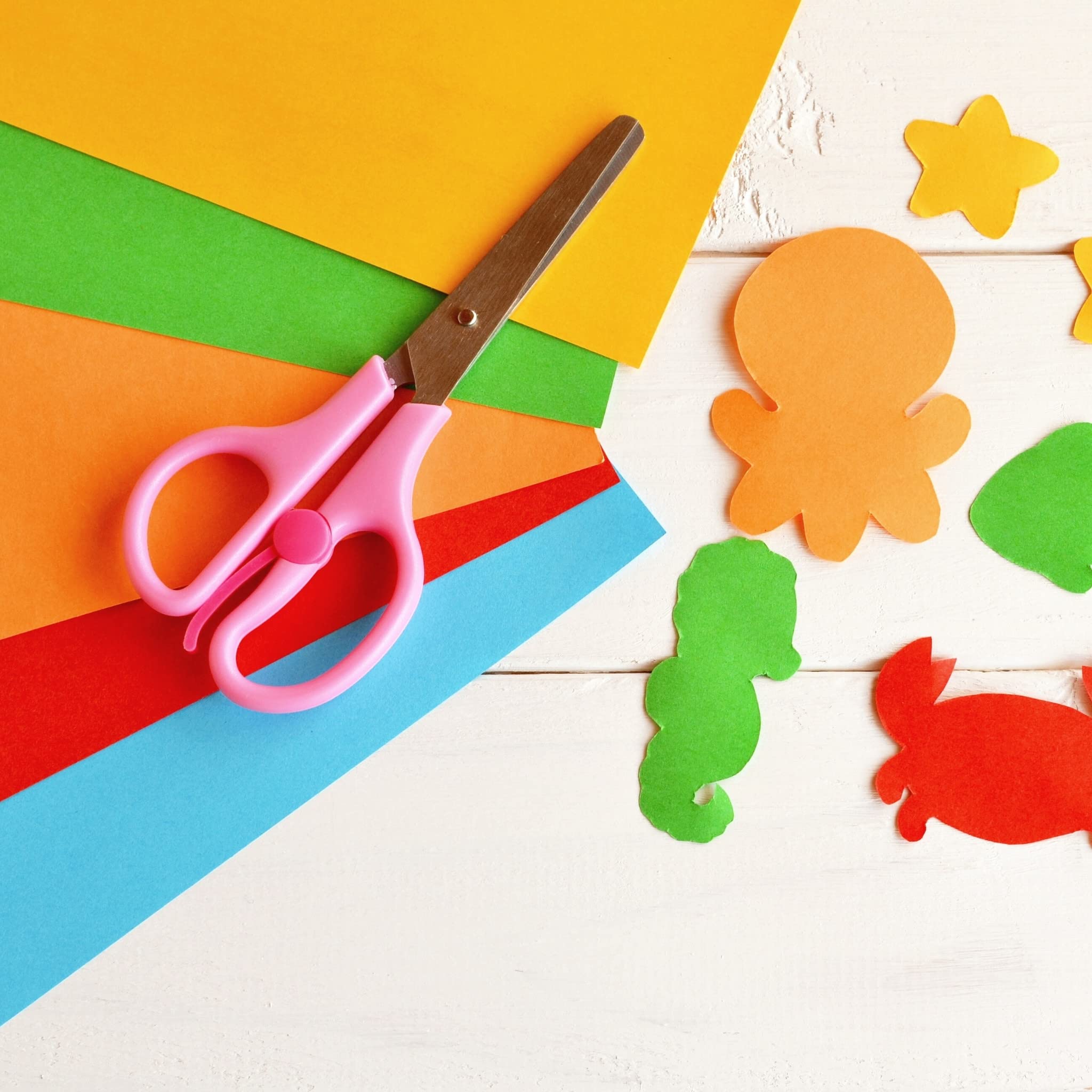 BCreativetolearn Lot de 250 feuilles de papier cartonné A4 aux couleurs vives 160 gm² 5 couleurs – Utilisation pour la fabrication de cartes, l'impression, la copie, le dessin, les arts et les