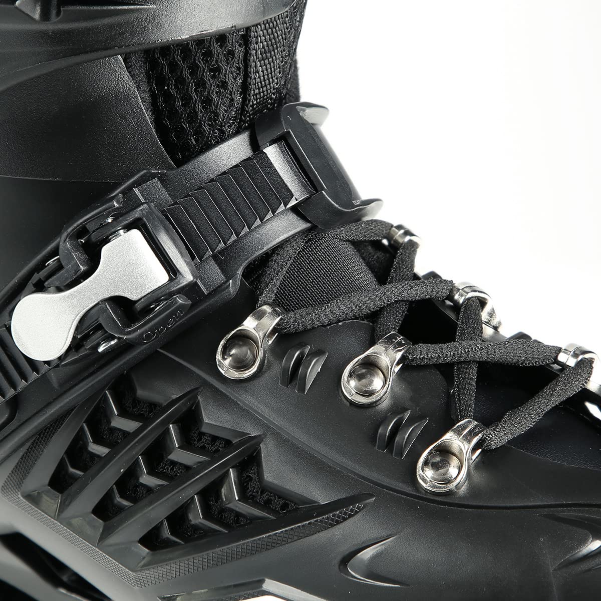 Nils Extreme Pattini in linea per uomo e donna, pattini in linea ABEC9, cuscinetti a sfera per adulti, ruote da 85 A, pattini in linea bianco e nero, NA20001