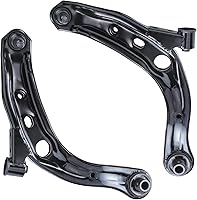 Vista 344 de Detroit Axle - Kit de brazos de control delanteros de 4 piezas para Nissan Cube 2009-2014, Nissan Versa 2007-2012 2 brazos de control inferiores