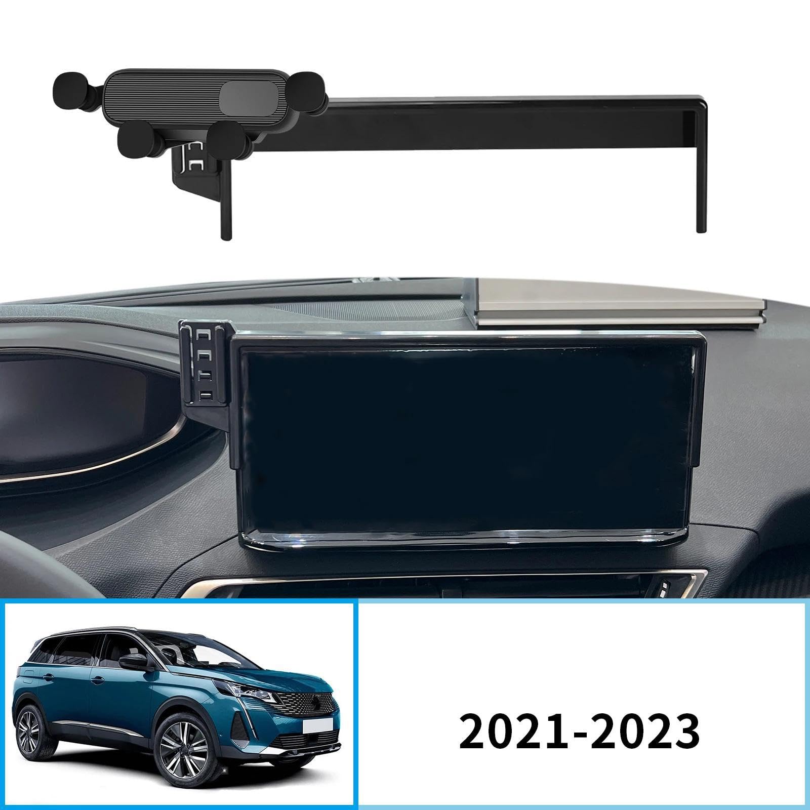 Uchwyt Samochodowy na Telefon dla Peugeot 5008/2021-2023, uchwyt samochodowy na telefon komórkowy, stojak na nawigację GPS (ładowanie)