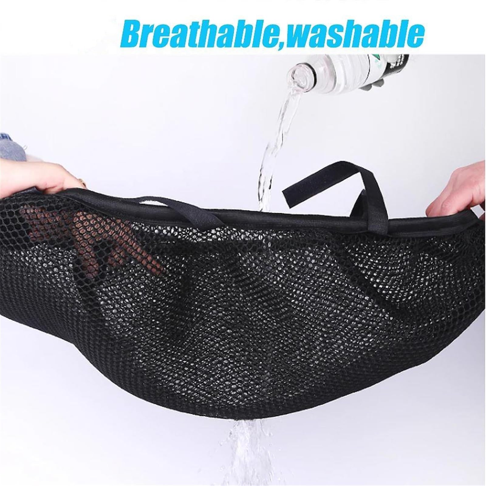 Generico Fodera Per Cuscino Per Sedile Moto Imbottitura Per Isolamento Termico Traspirante Per Kawasaki Per Ninja 250 300 coprisella