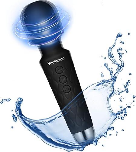 Masajeador inalámbrico para mujeres 8 velocidades de gran alcance 20 modos de vibración masajeador personal portátil de mano masajeador recargable