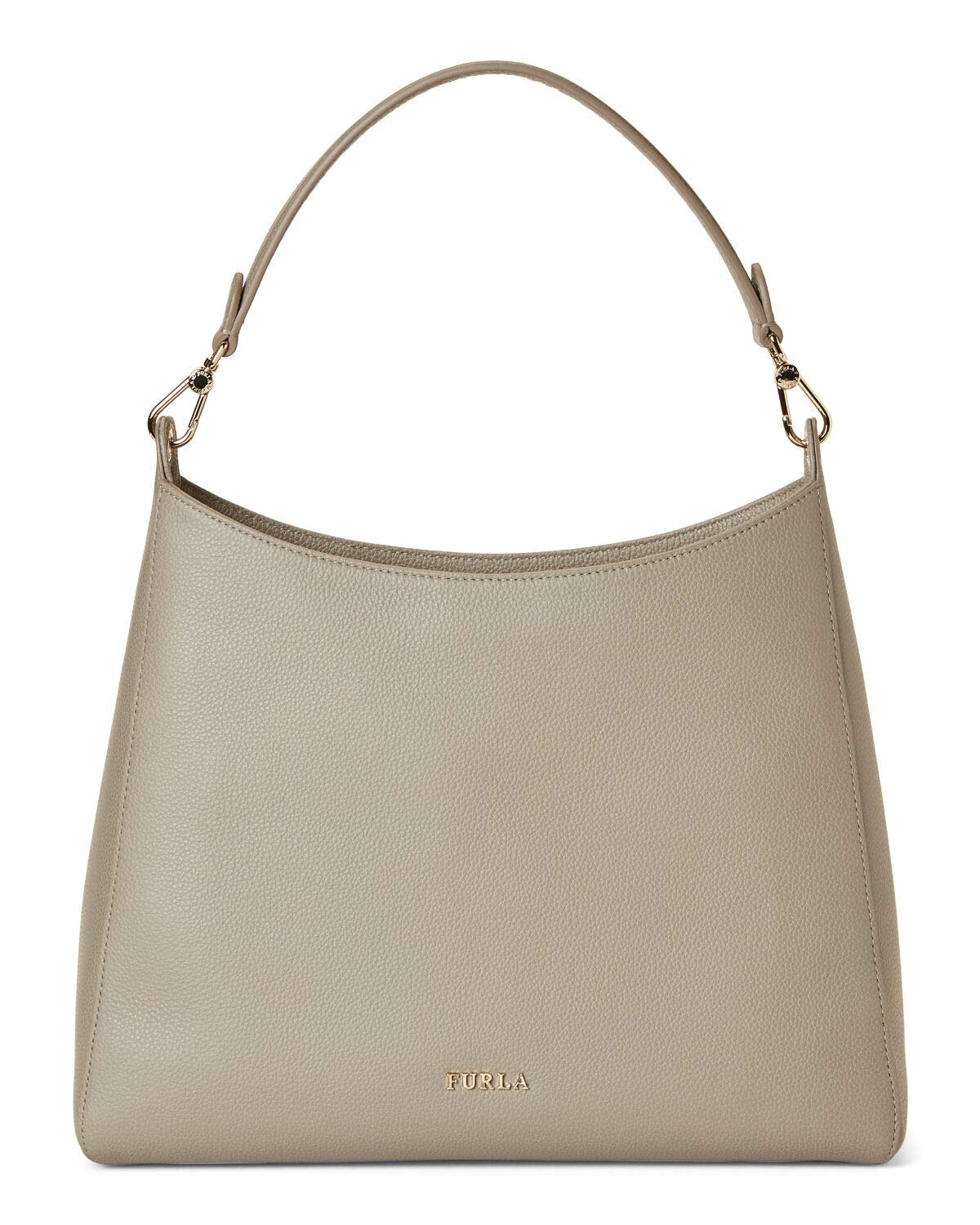 Furla Women Gisele Hobo Bag Medium, Leather - Sabbia