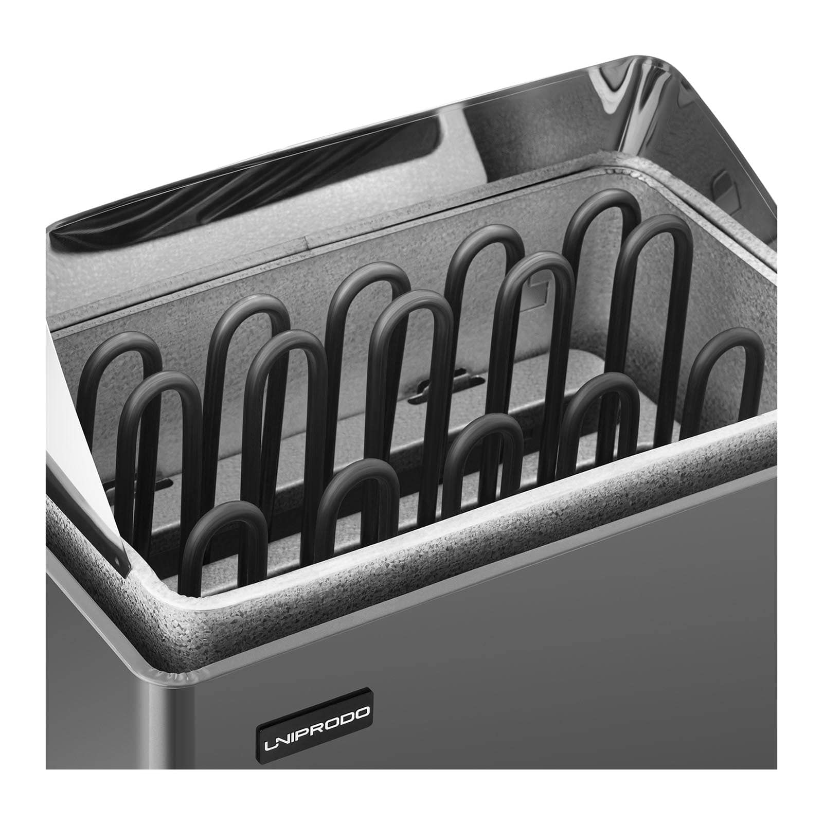 Horno De Sauna Estufa Eléctrica UNI_SAUNA_G9.0KW (Manejo sencillo, Para tamaño de sauna: 9 - 13 m³, 9 kW, De 30 a 110 °C)