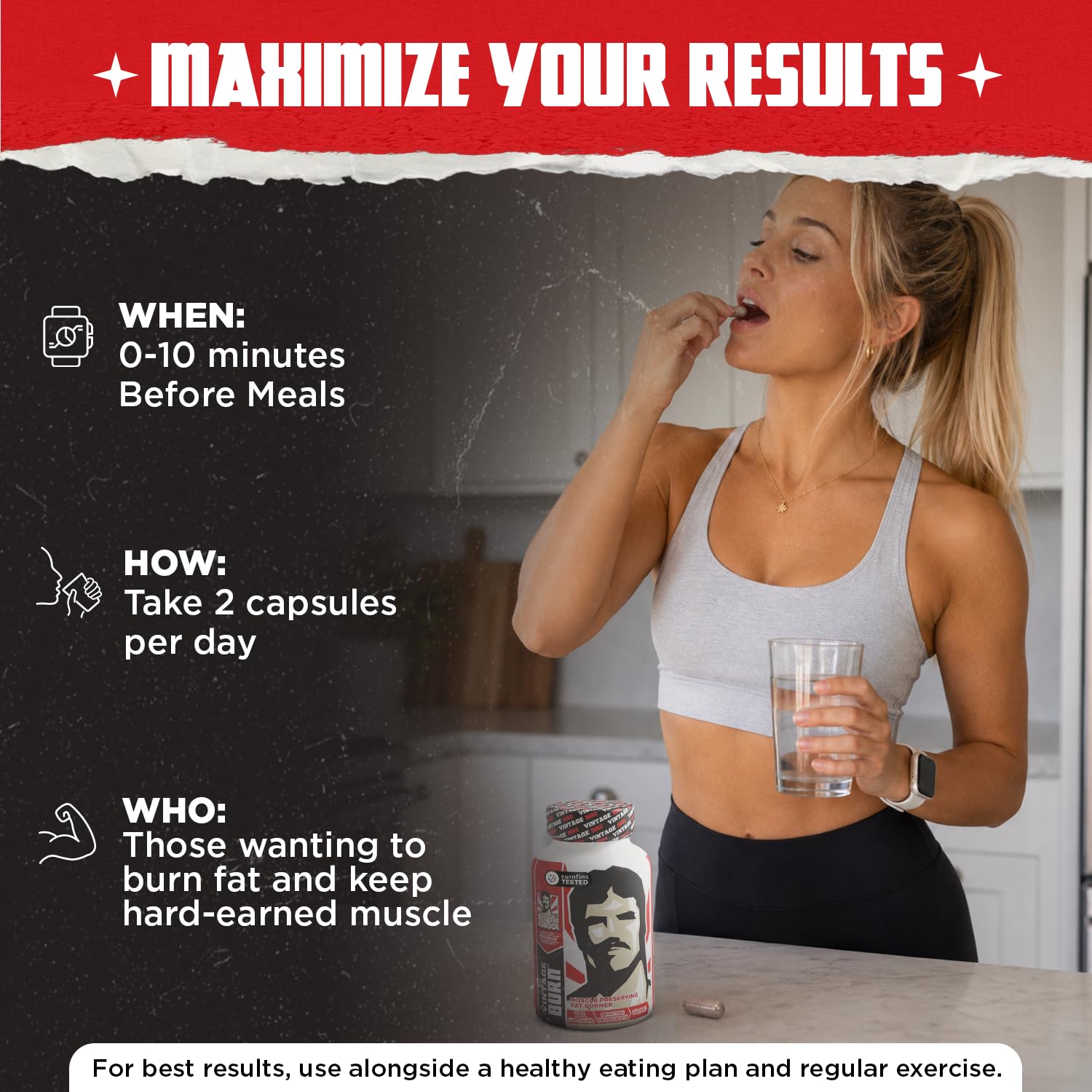 Old School Labs Premium Thermogenic Fat Burner for Men & Women, 120 Caps — Amazon image 6