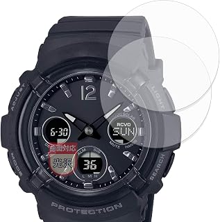 MotoMoto フィルム CASIO BABY-G BGA-2800 シリーズ (2枚セット) 用 | 曲面対応 保護フィルム 自己修復材料 超透明で美しい 日本製